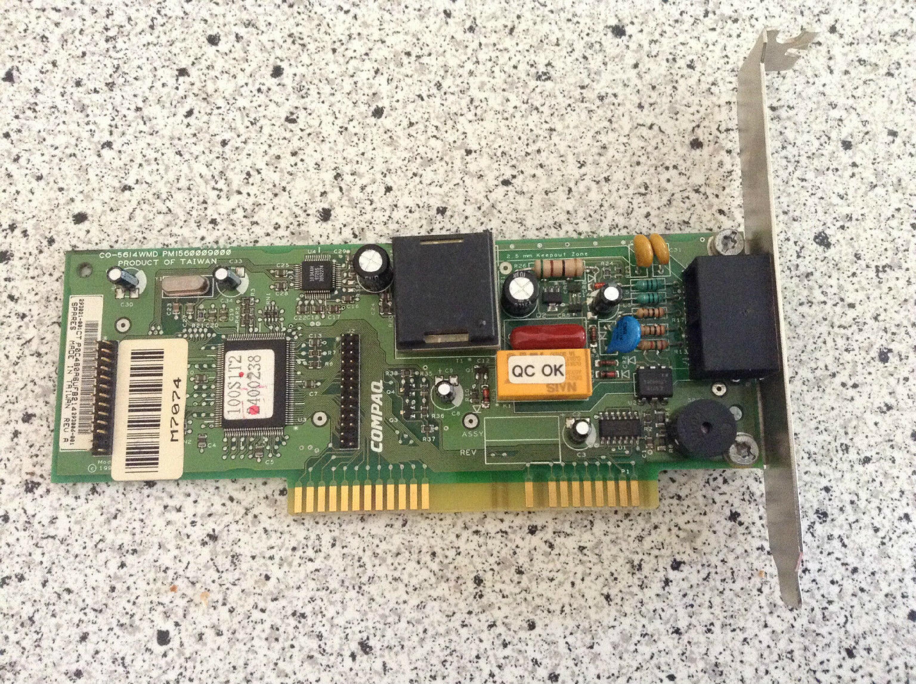 COMPAQ / HEWLETT PACKARD / HP 293021-001 SPS-MDM/33.6/56K/DATA/FAX