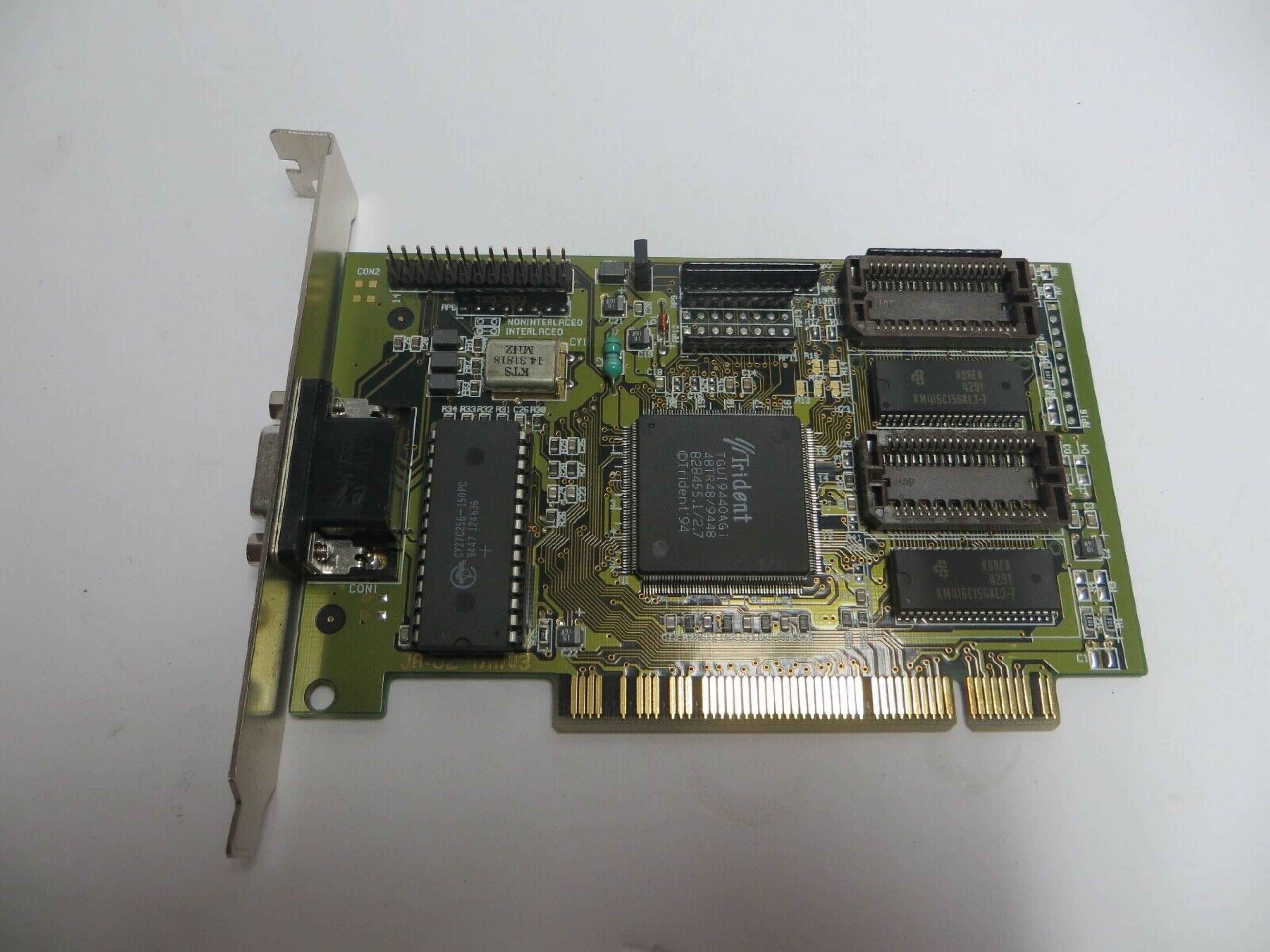 TRIDENT MICROSYSTEMS JA-82 ML-E BOARD VIEDO CARD