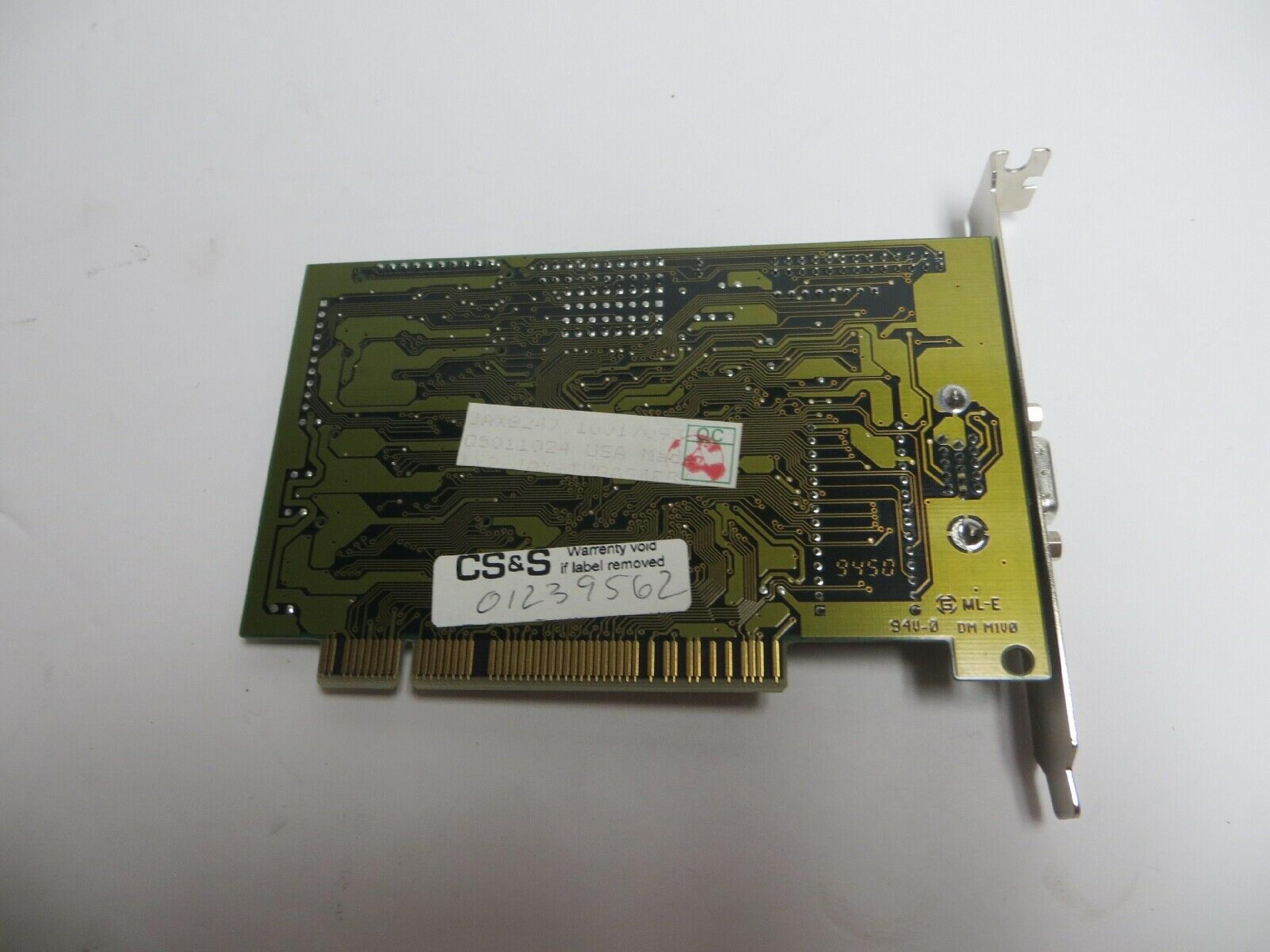 TRIDENT MICROSYSTEMS JA-82 ML-E BOARD VIEDO CARD