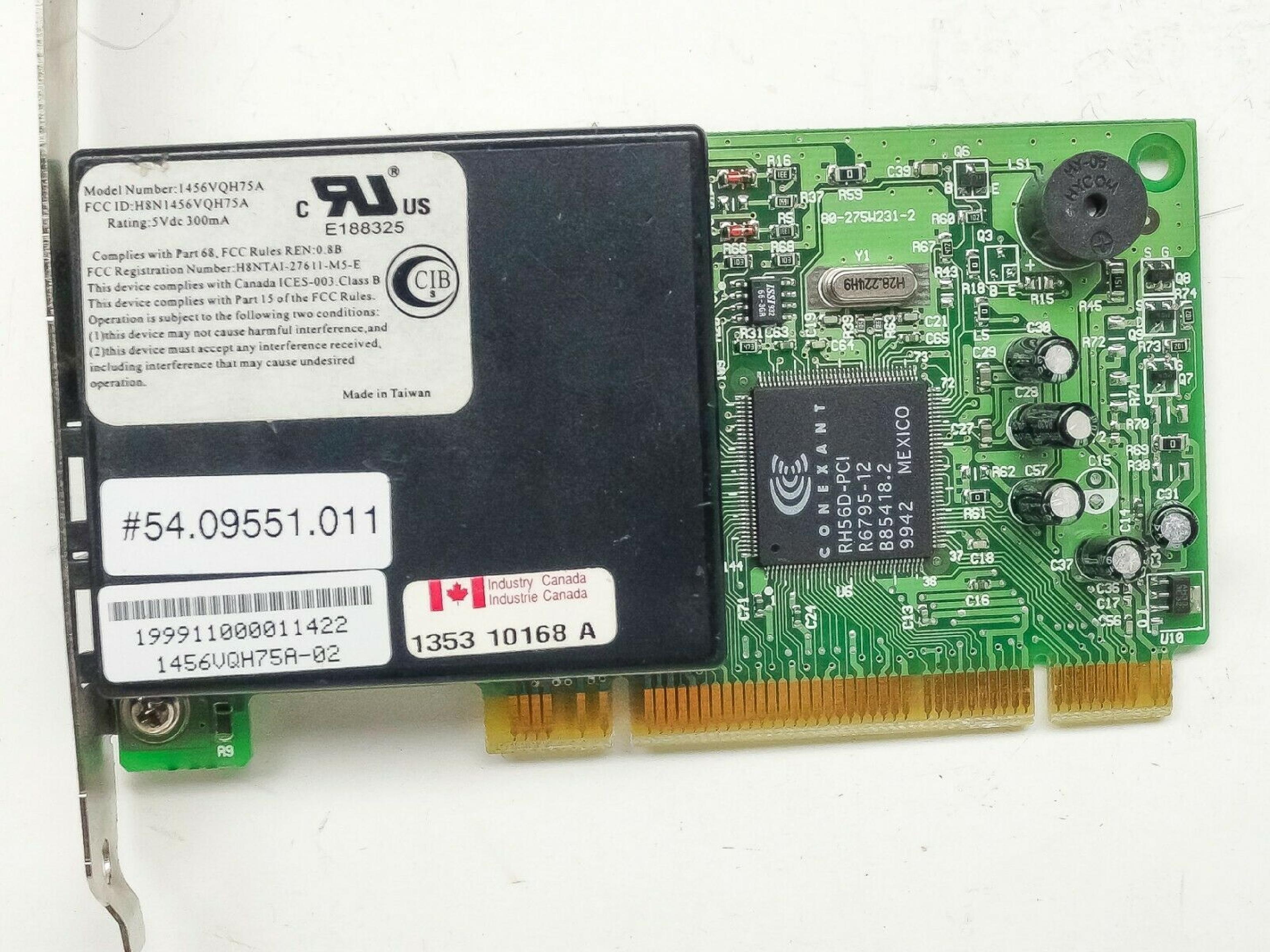 ASKEY 1456VQH75A MODEM 56K PCI