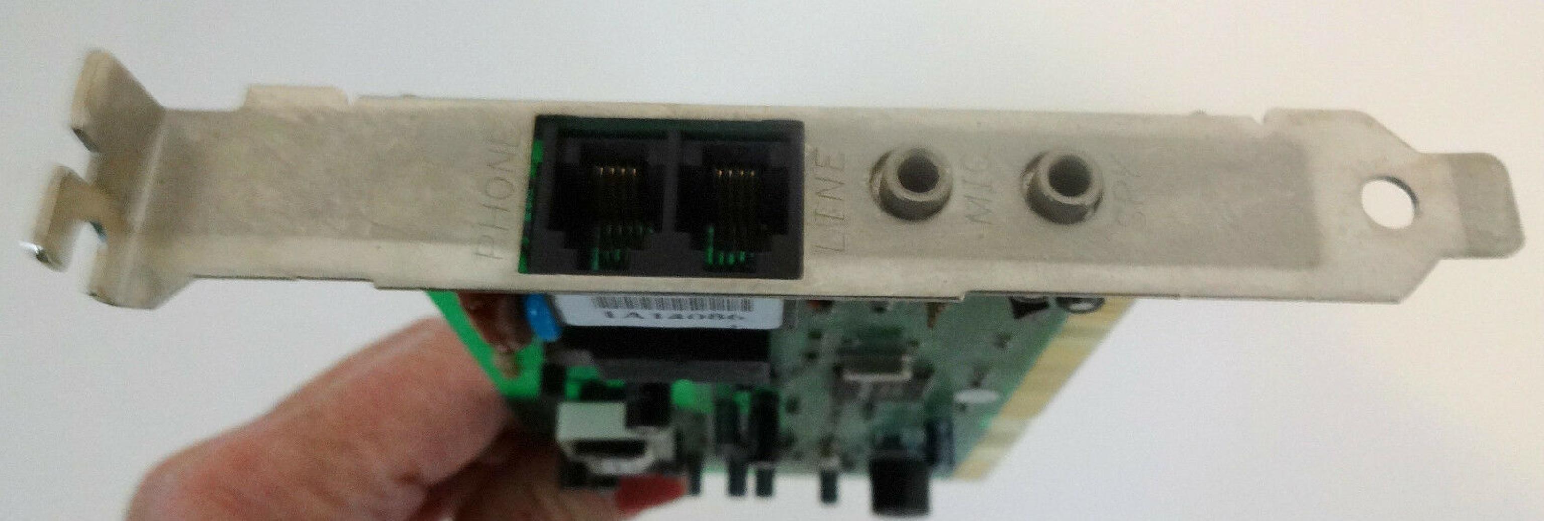 CREATIVE LABS D15660/3660 MODEM BLASTER ISA CARD