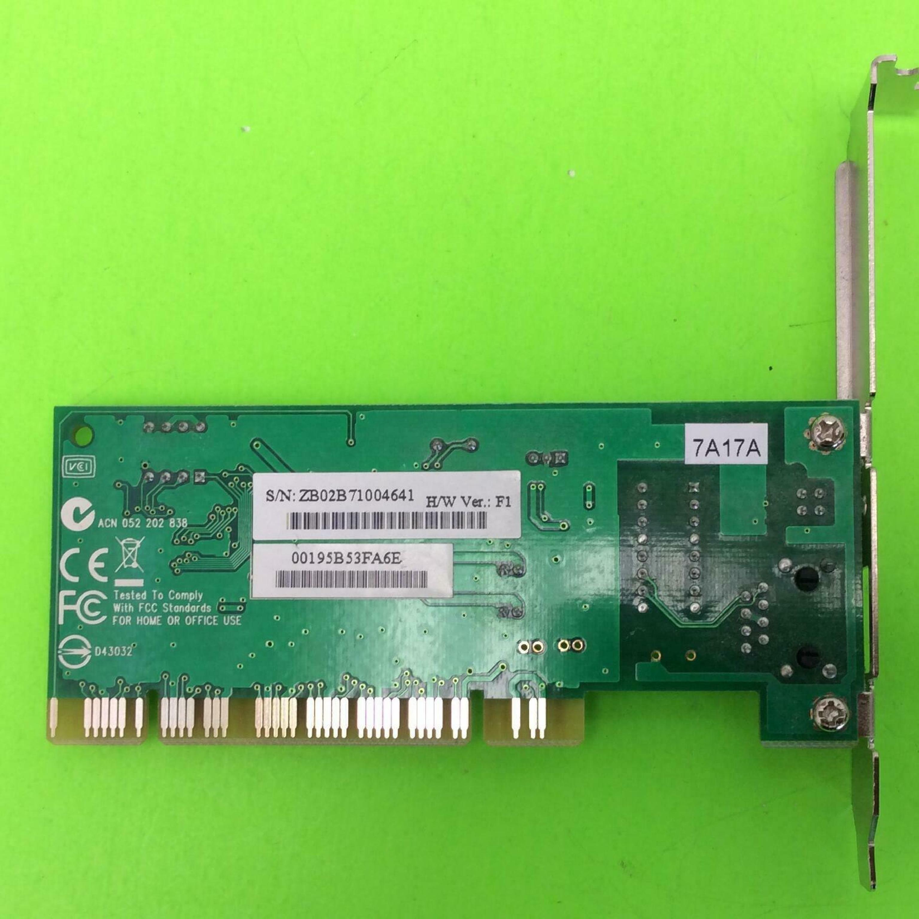 DYNEX DX-E101 10/ 100MBPS FAST ETHERNET 32BIT PCI ADAPTER