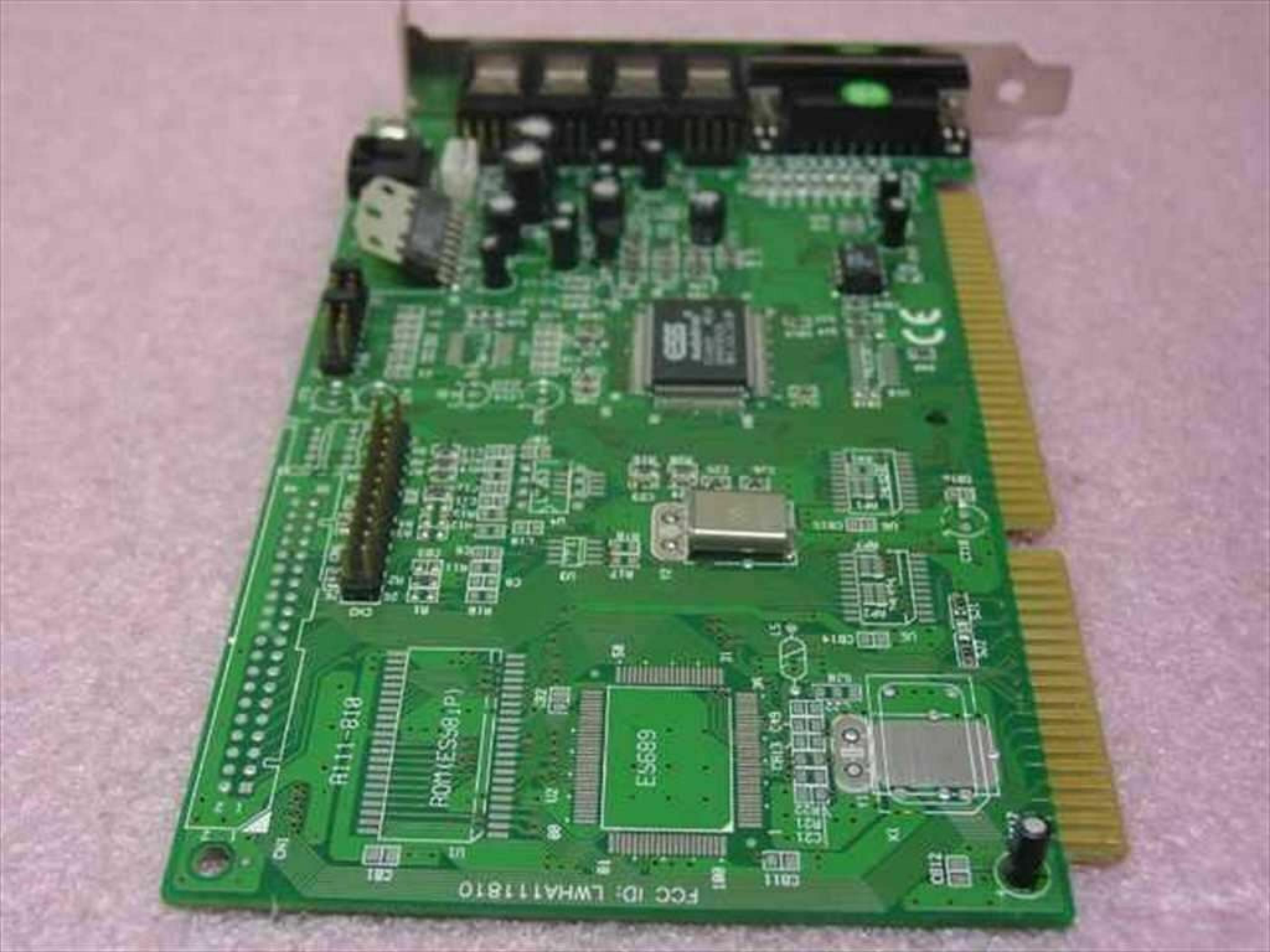 ESS A111-810 16-BIT ISA SOUND CARD LINE IN-OUT MIC SPEAKER MIDI/GAME