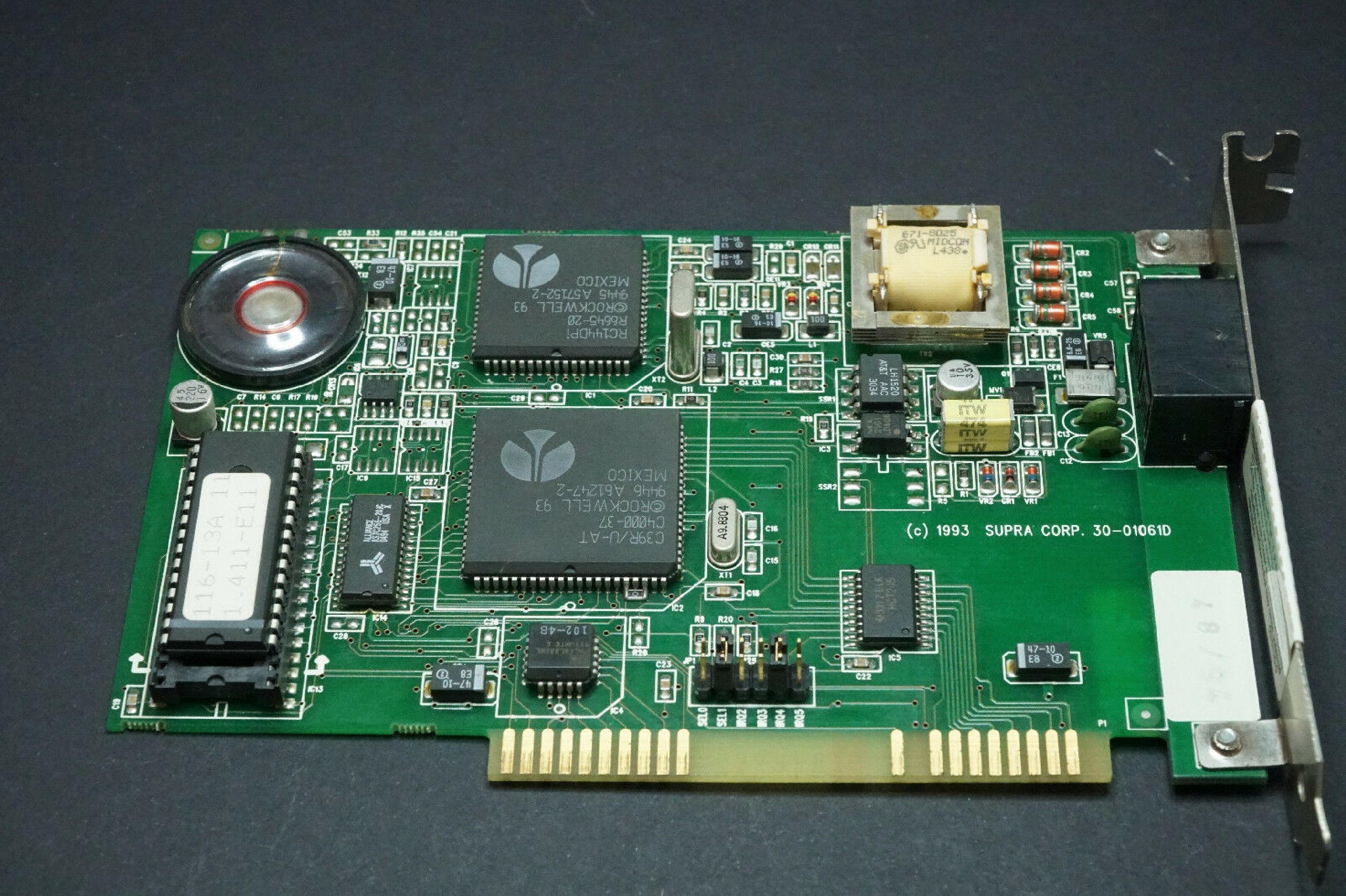 SUPRA EXPRESS 144I SUPRAEXPRESS 144I 8BIT ISA MODEM ROCKWELL RC144DPI