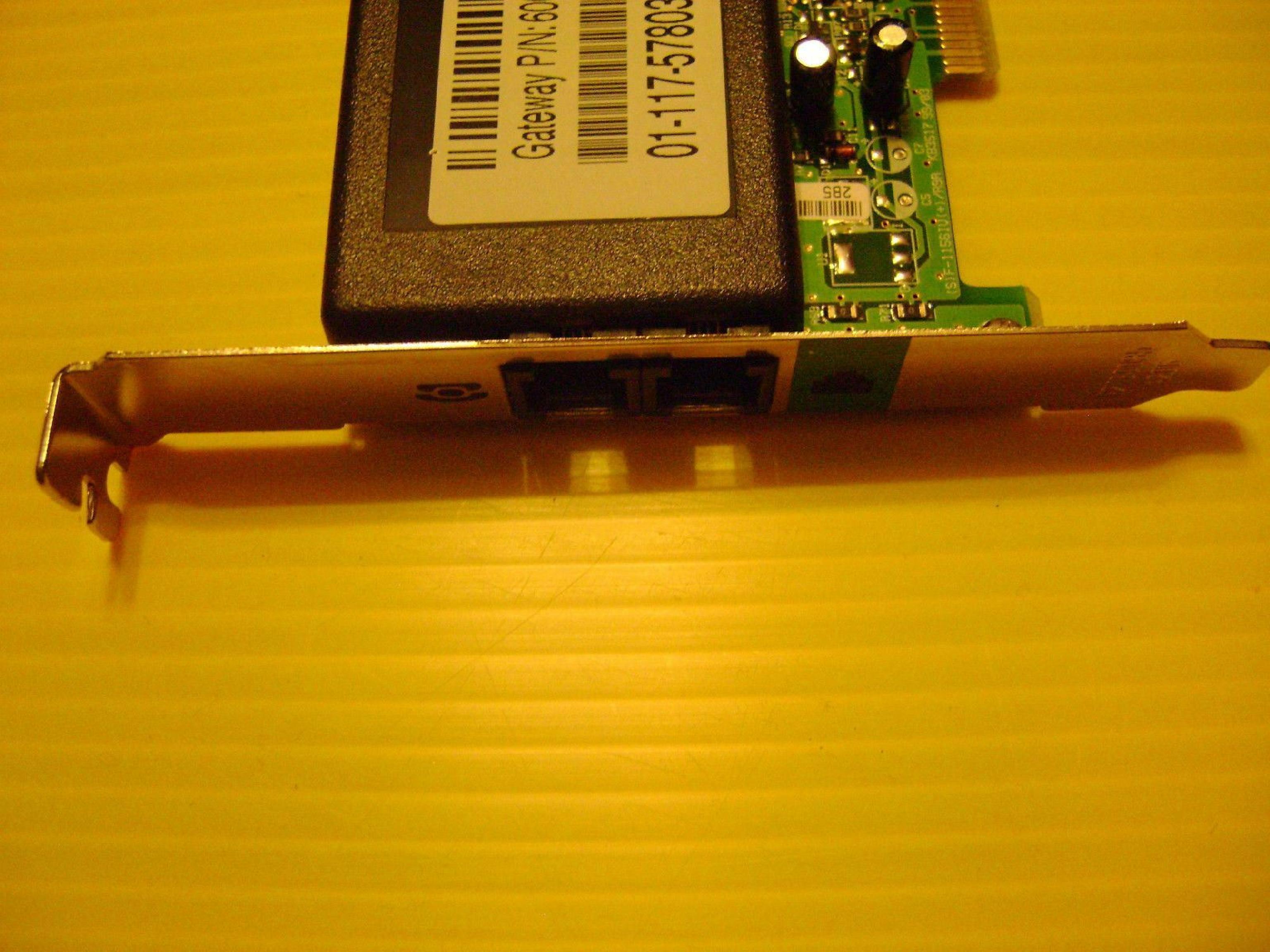 GATEWAY 2000 SF-1156IV/R9A GATEWAY 56K SF-1156IV/R9A PCI MODEM CARD 6001260