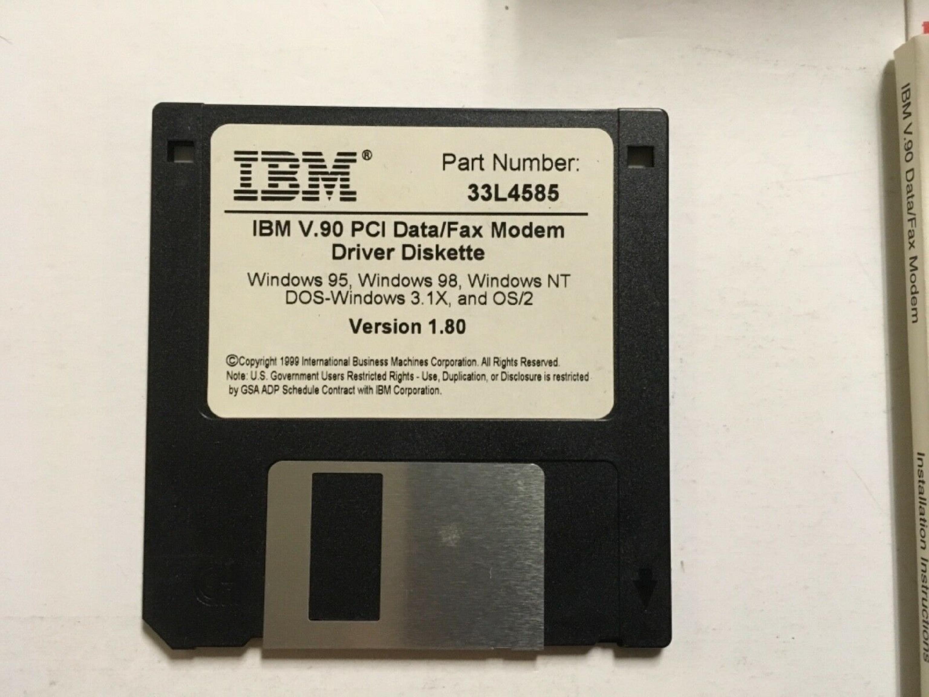 IBM 33L4618 56K V.90 PCI DATA FAX MODEM