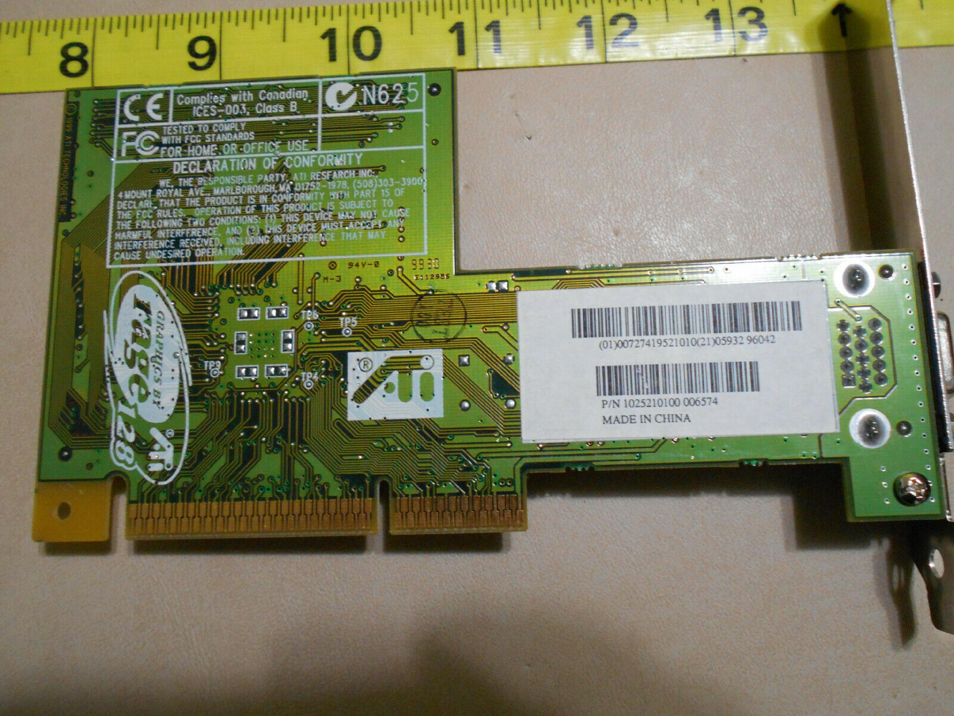 ATI 1025210100 TG AGP 32MB XPERT 2000 128