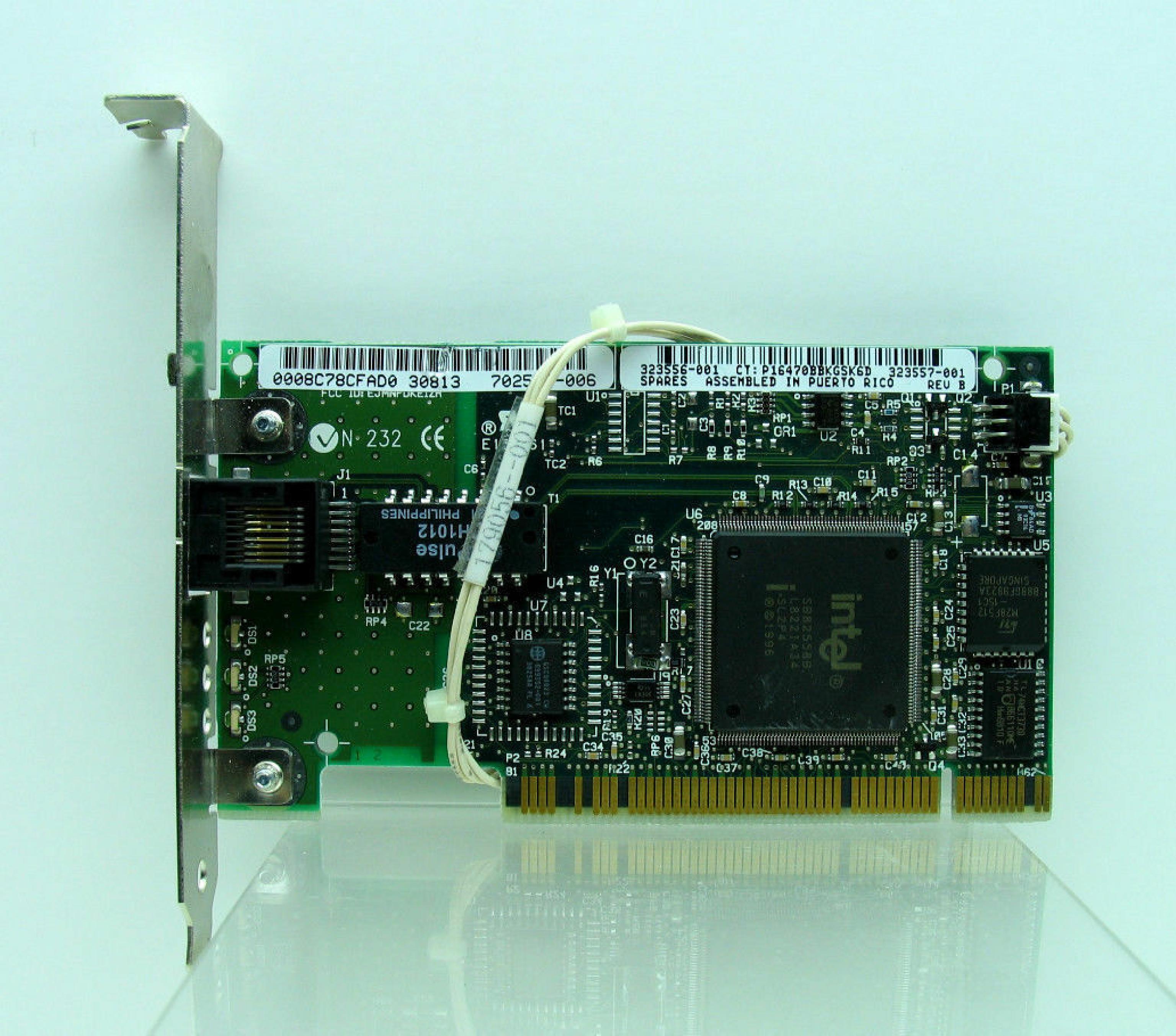 COMPAQ / HEWLETT PACKARD / HP 323556-001 PCI NETWORK INTERFACE CARD