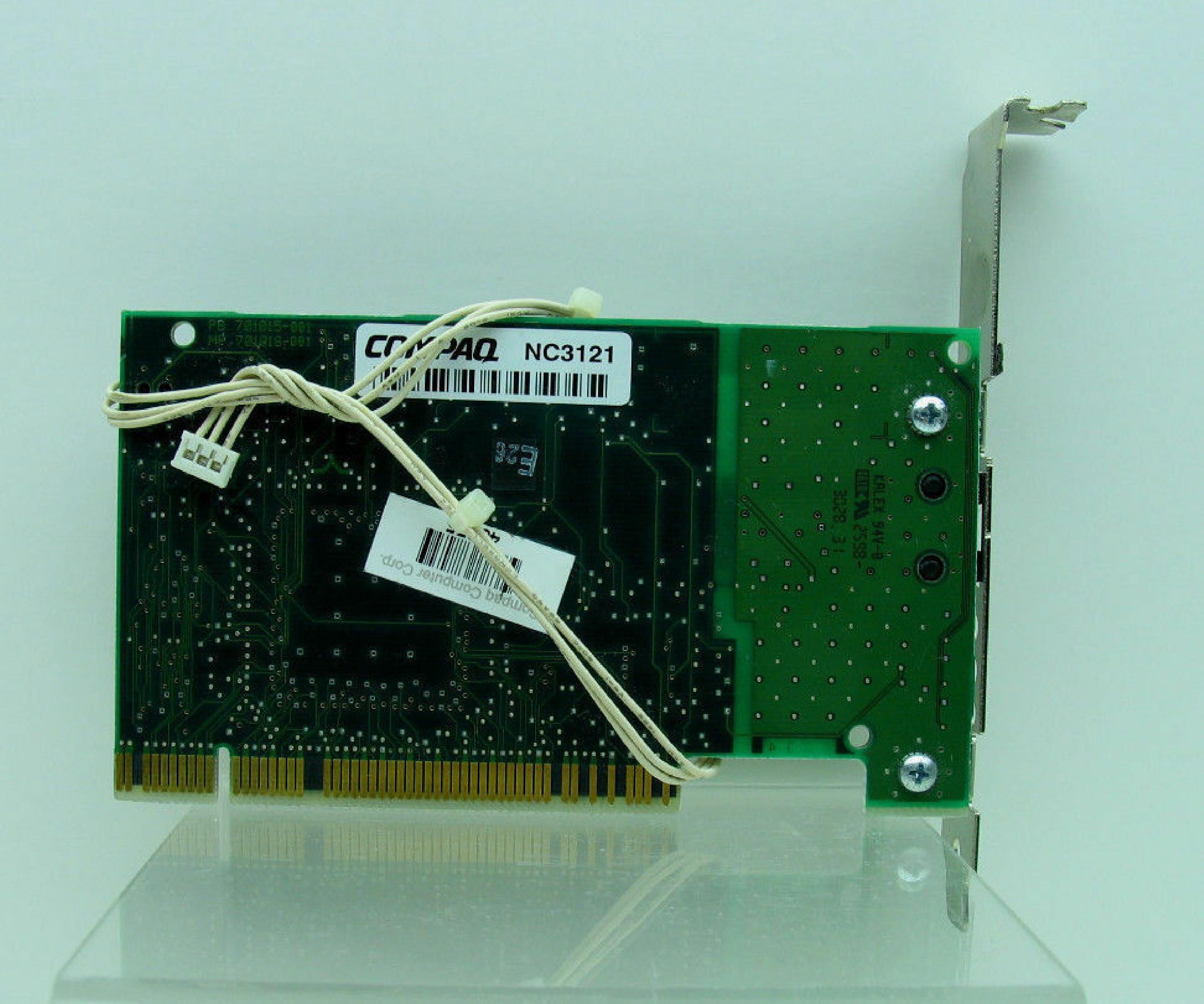 COMPAQ / HEWLETT PACKARD / HP 323557-001 PCI NETWORK INTERFACE CARD