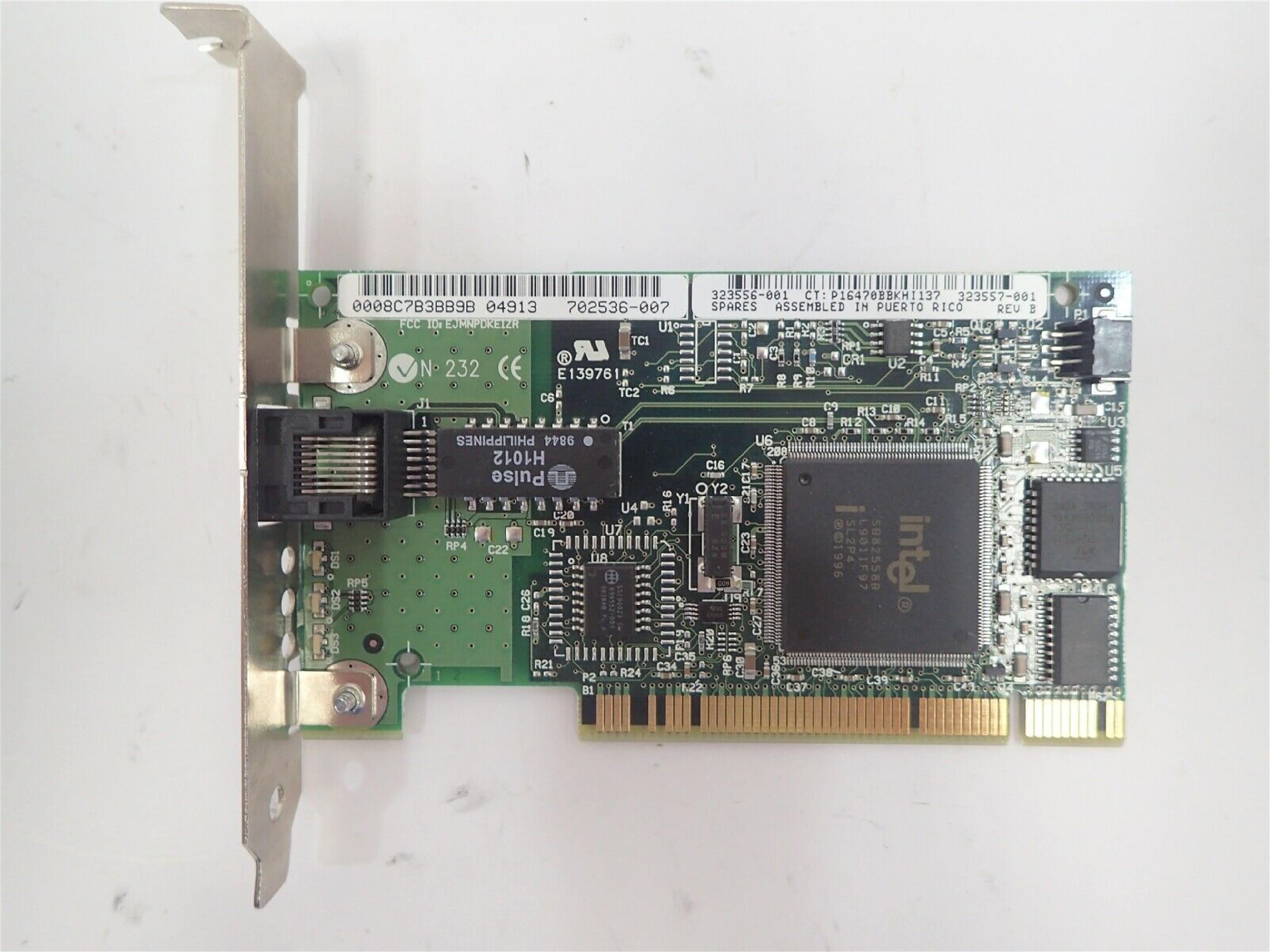 COMPAQ / HEWLETT PACKARD / HP 323557-001 PCI NETWORK INTERFACE CARD