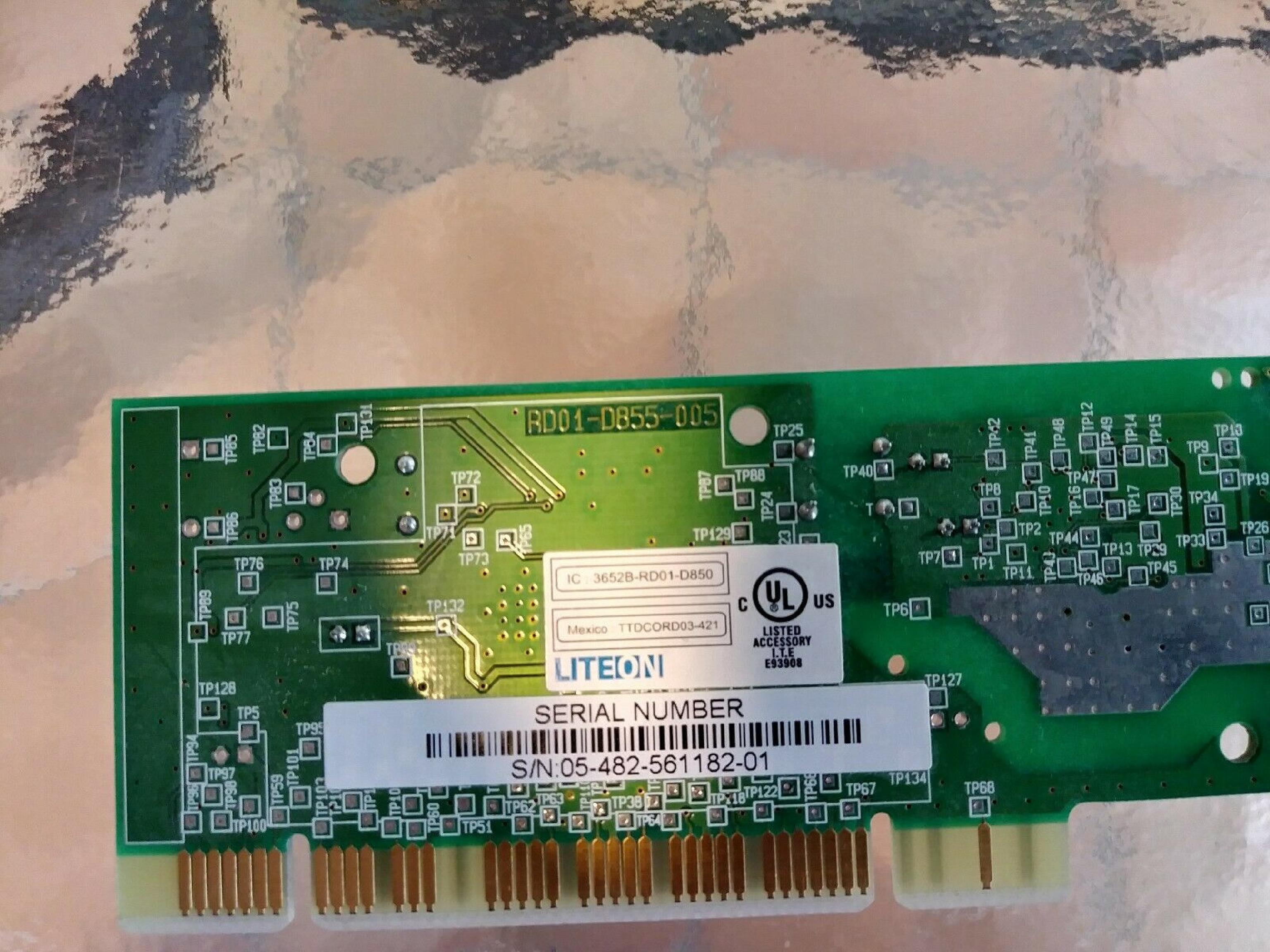 CONEXANT SF-1156I/R2F DELL GVC 56K V.92 INTERNAL PCI MODEM