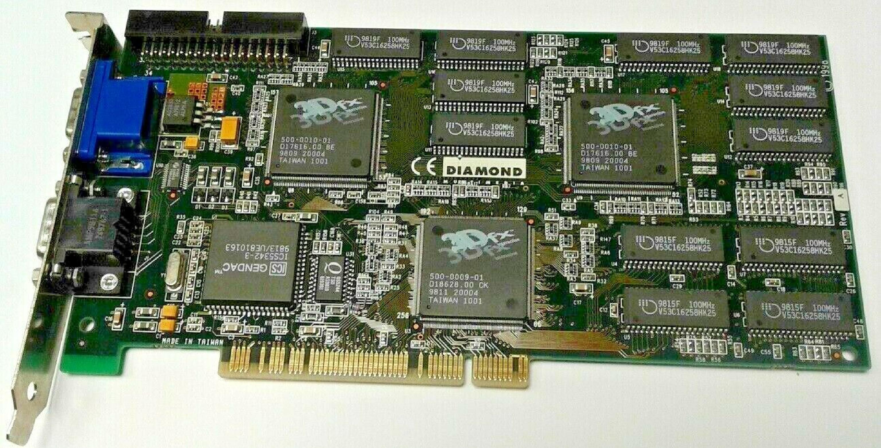 DIAMOND 22150105-005 MULTIMEDIA MEGA MONSTER 3D II 8MB