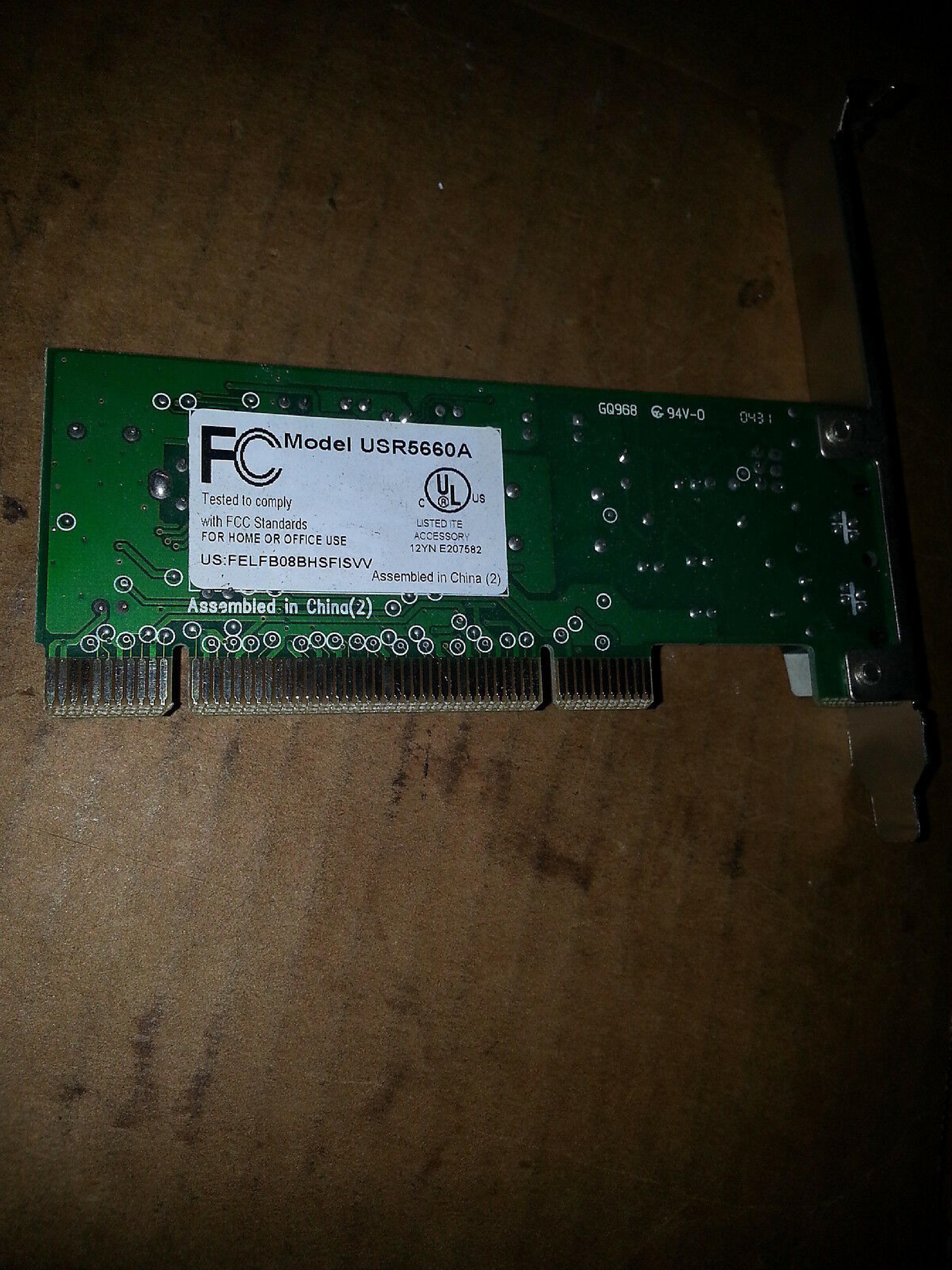 US ROBOTICS / USR USR5660A US ROBOTICS 56K FAXMODEM - FAX / MODEM