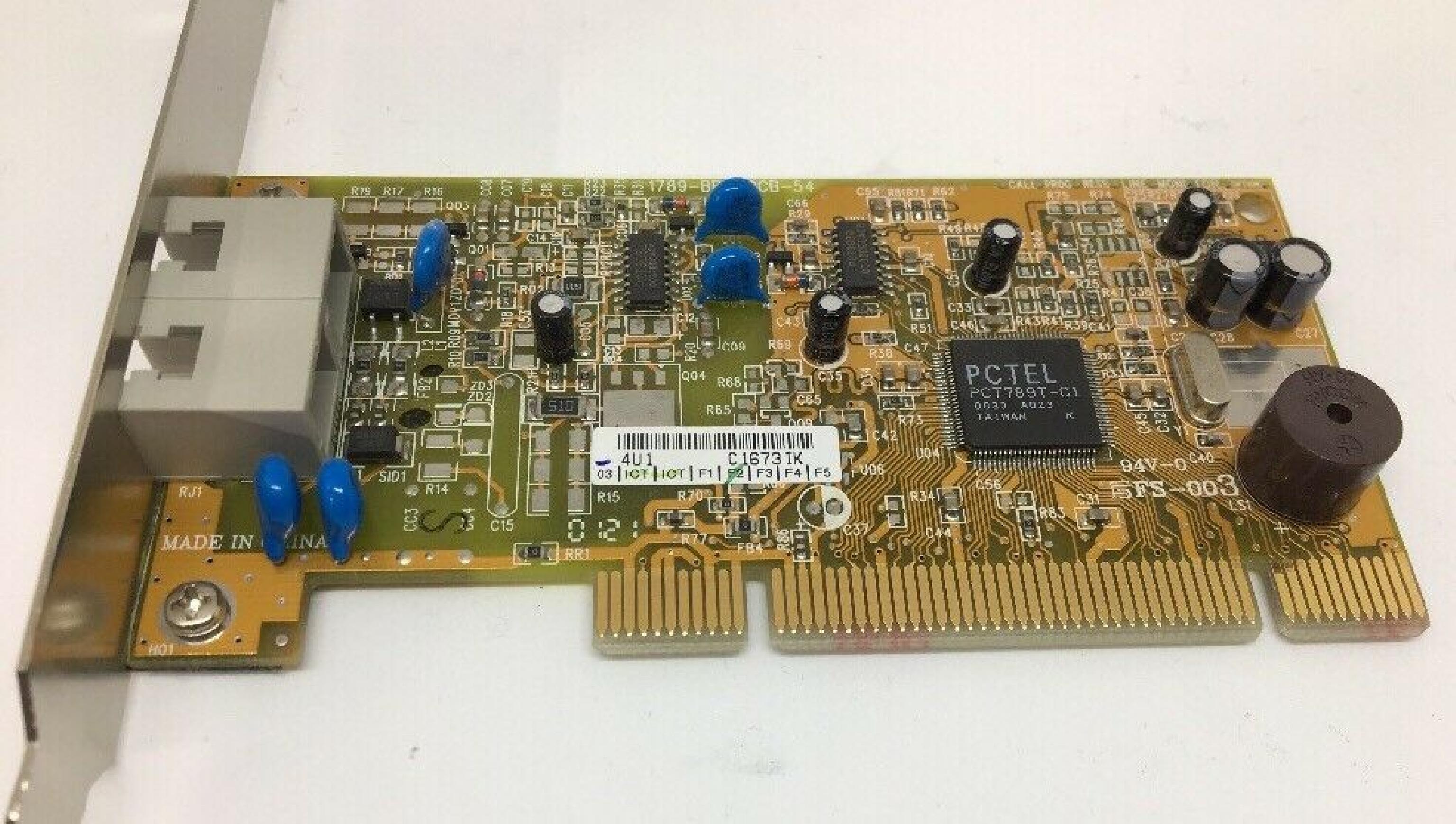 COMPAQ / HEWLETT PACKARD / HP D-1156IV/P2A MD PCI V90 5000T 56K V.90 MODEM