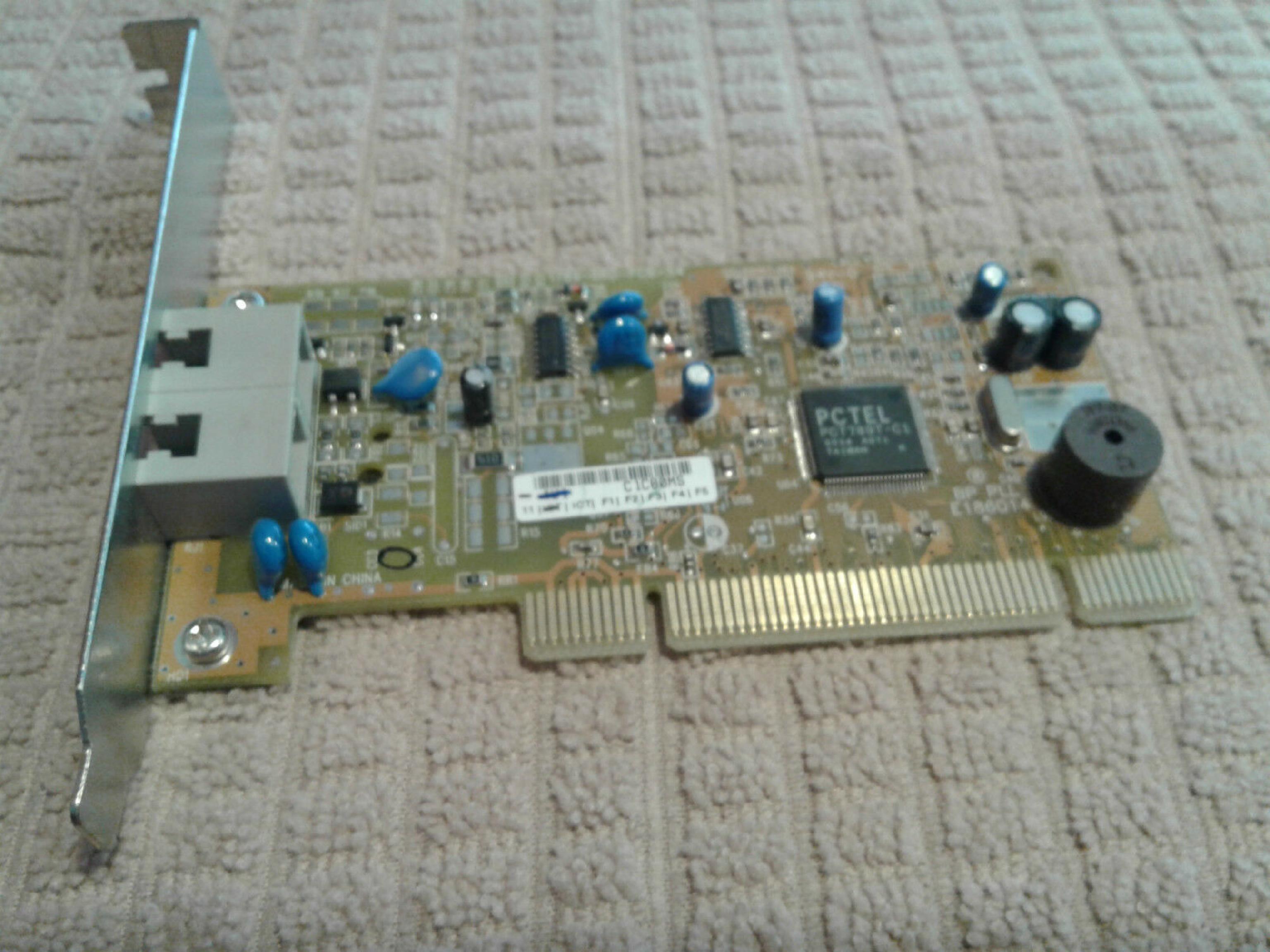 COMPAQ / HEWLETT PACKARD / HP D-1156IV/P2A MD PCI V90 5000T 56K V.90 MODEM