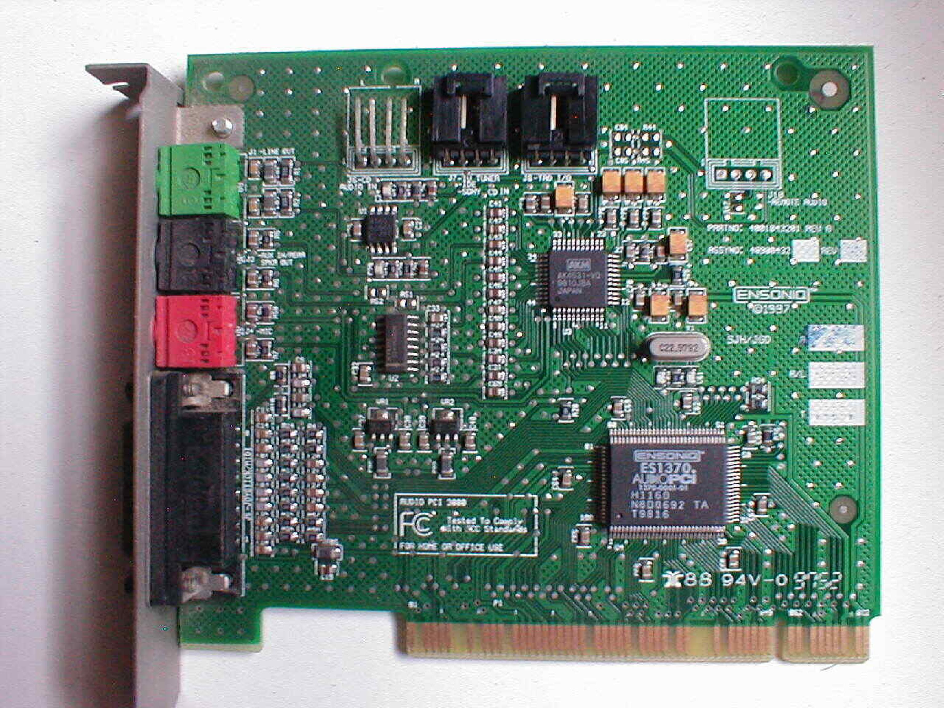 ENSONIQ PCI 3000 AUDIO PCI 3000 CARD