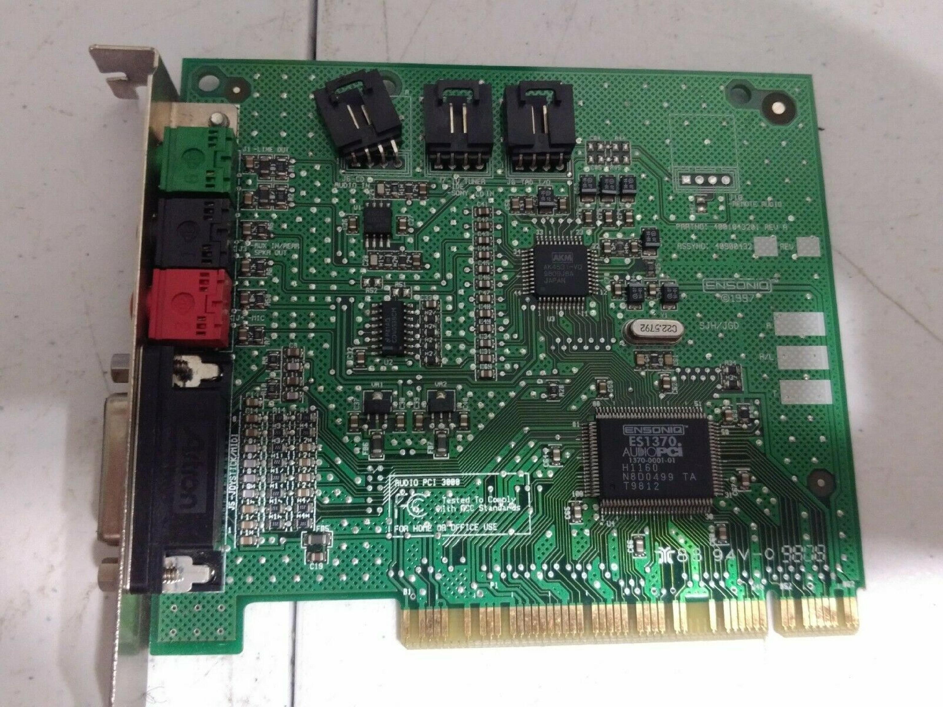 ENSONIQ PCI 3000 AUDIO PCI 3000 CARD