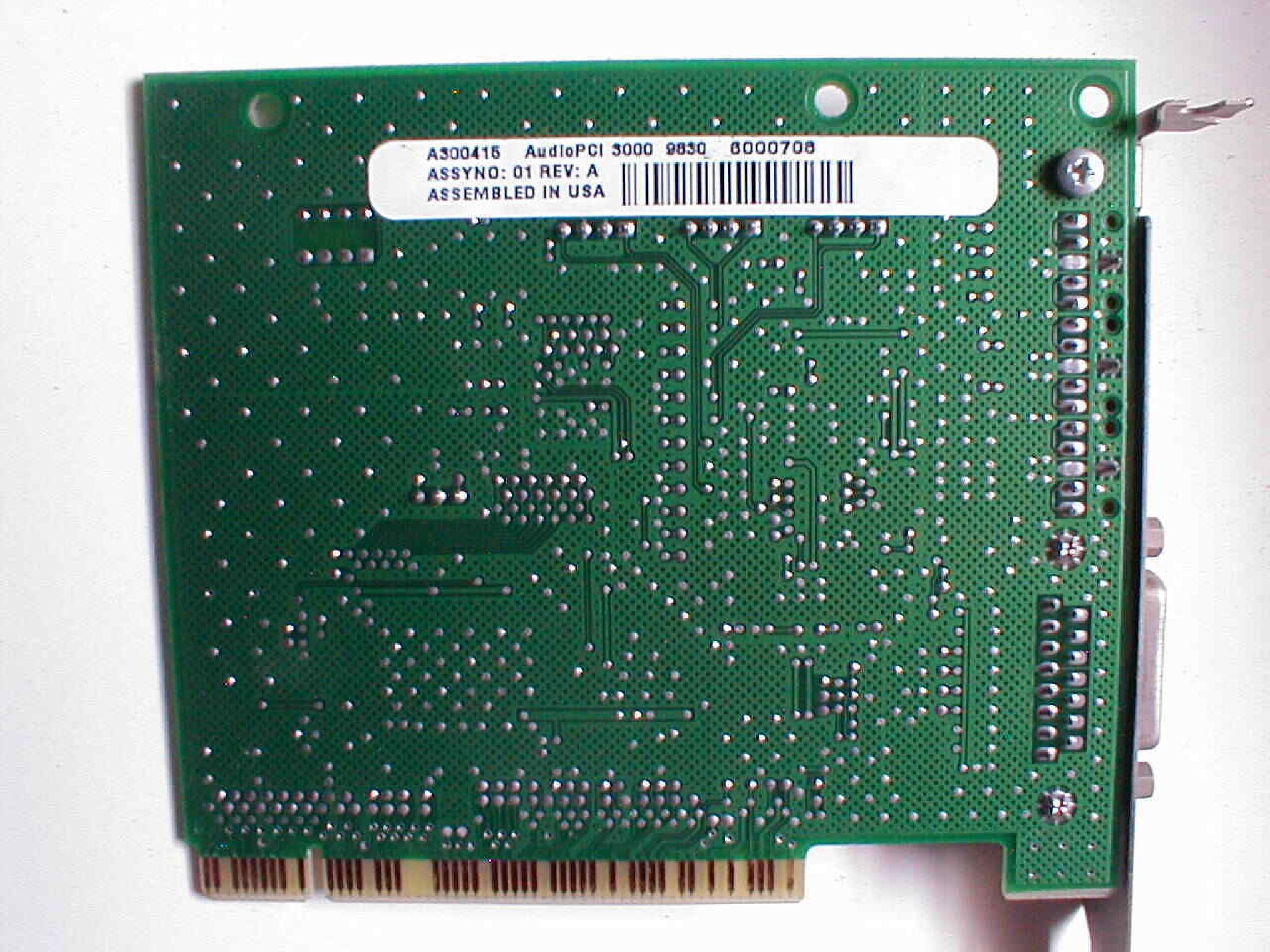 ENSONIQ PCI 3000 AUDIO PCI 3000 CARD