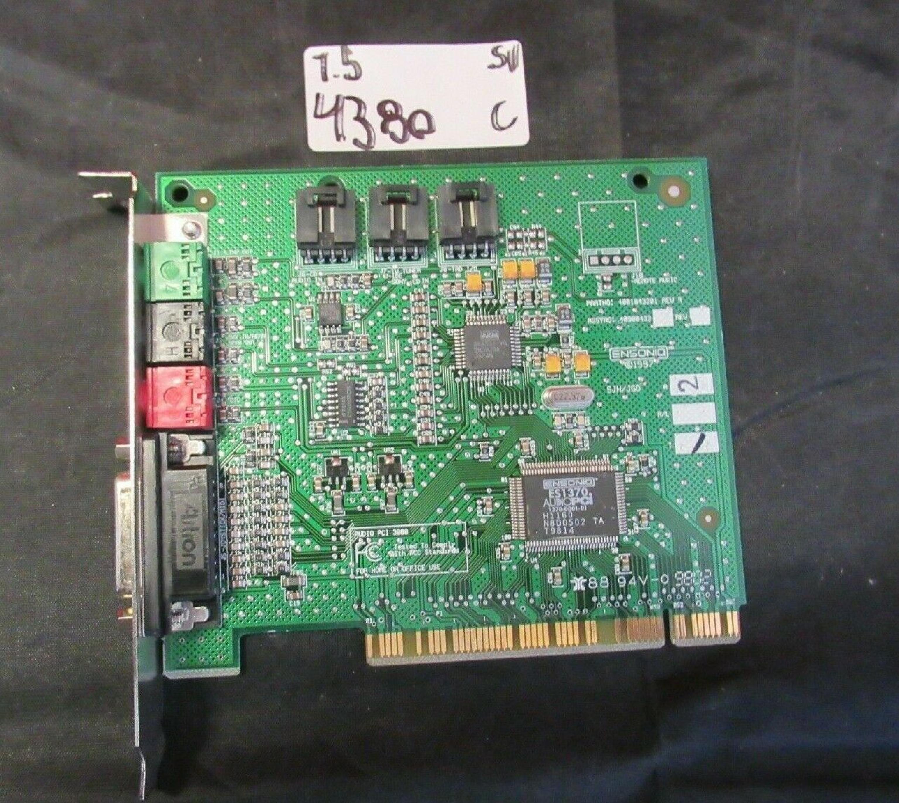 ENSONIQ 40900432 AUDIO PCI 3000 CARD