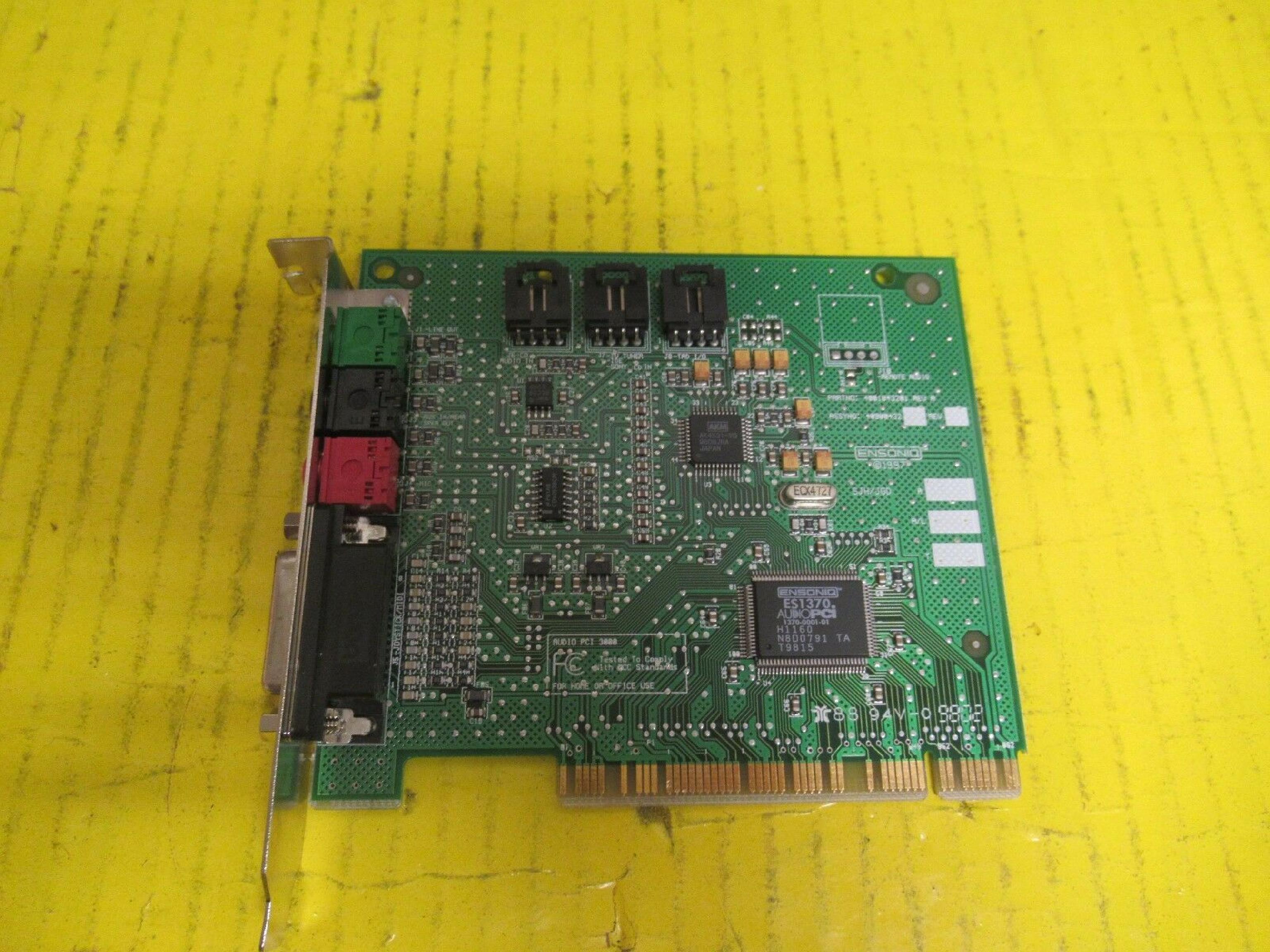 ENSONIQ 40900432 AUDIO PCI 3000 CARD