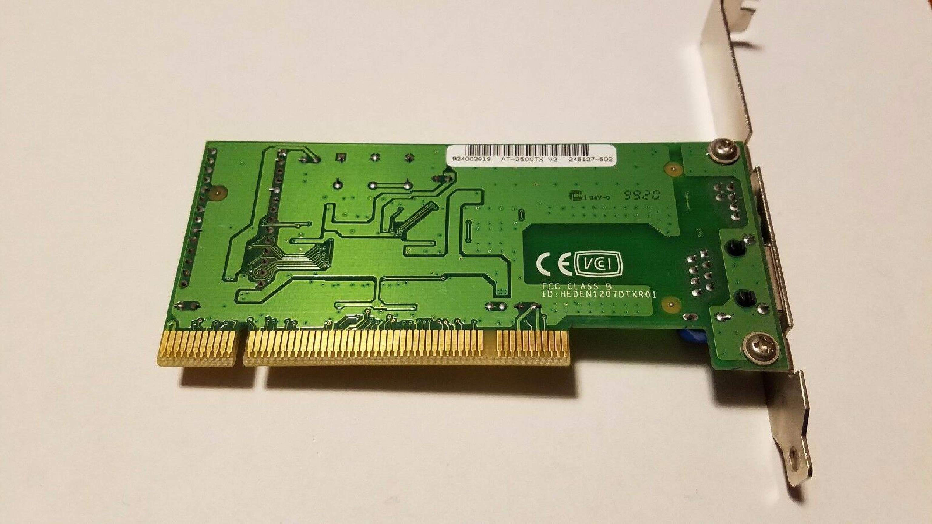 ALLIED TELESYSTEMS AT-2500TX 10/100 PCI FAST ETHERNET ADAPTER WITH ACPI SUPPORT