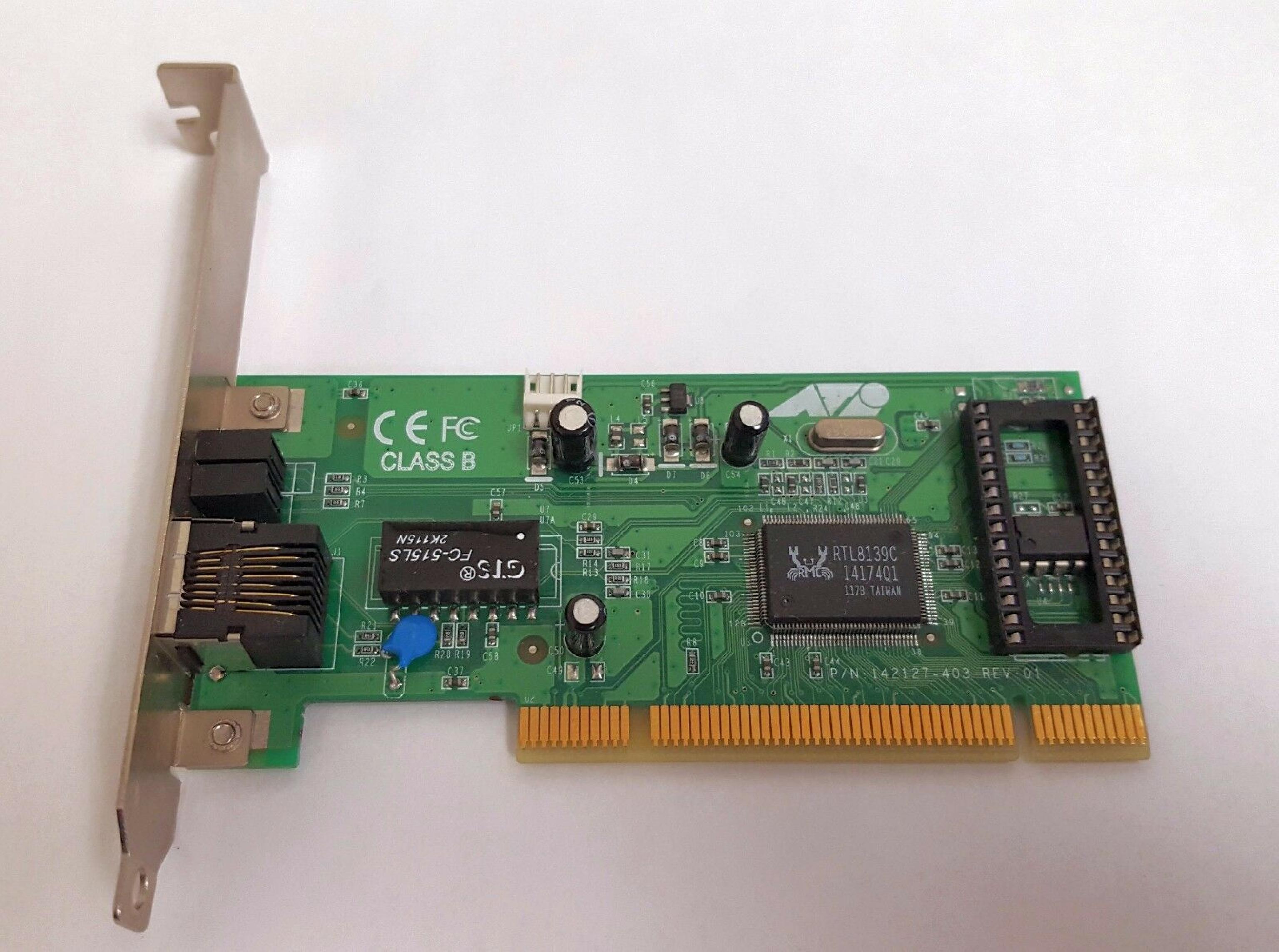 ALLIED TELESYSTEMS AT-2500TX 10/100 PCI FAST ETHERNET ADAPTER WITH ACPI SUPPORT