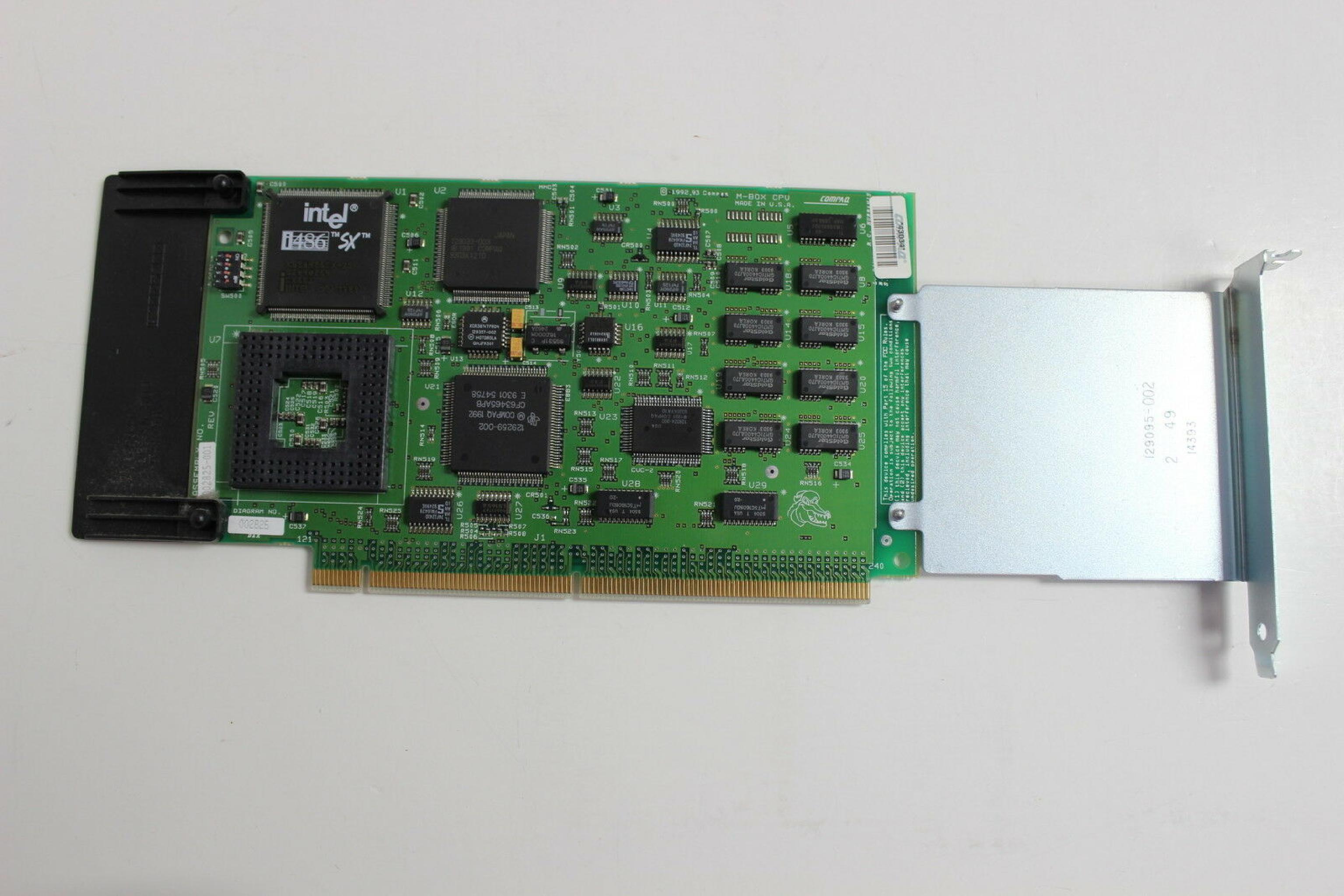 COMPAQ / HEWLETT PACKARD / HP M-BOX CPU 149924-001 486DX/33 BOARD 8MB