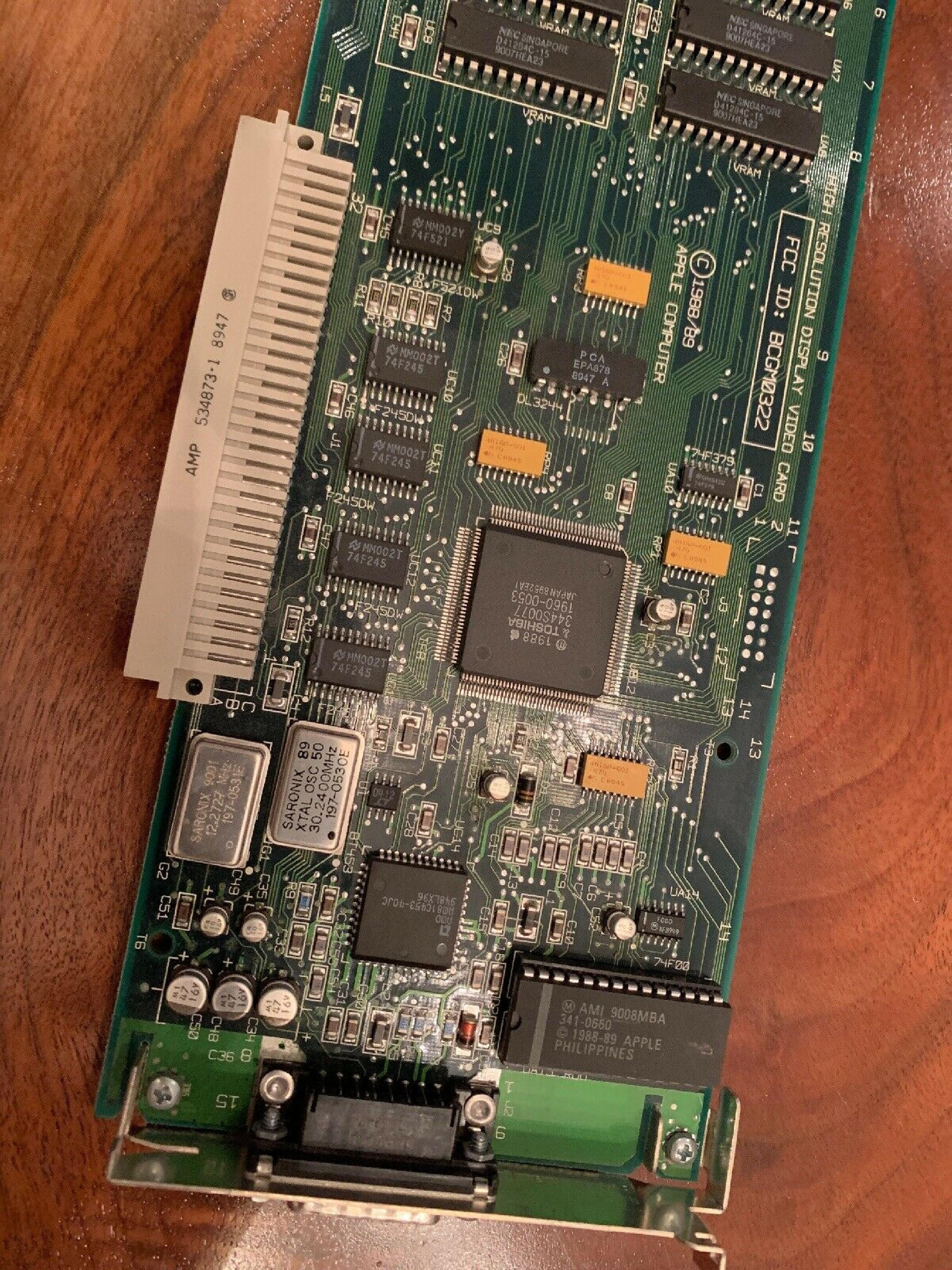 APPLE 630-4222 MACINTOSH HIGH RESOLUTION NUBUS VIDEO CARD