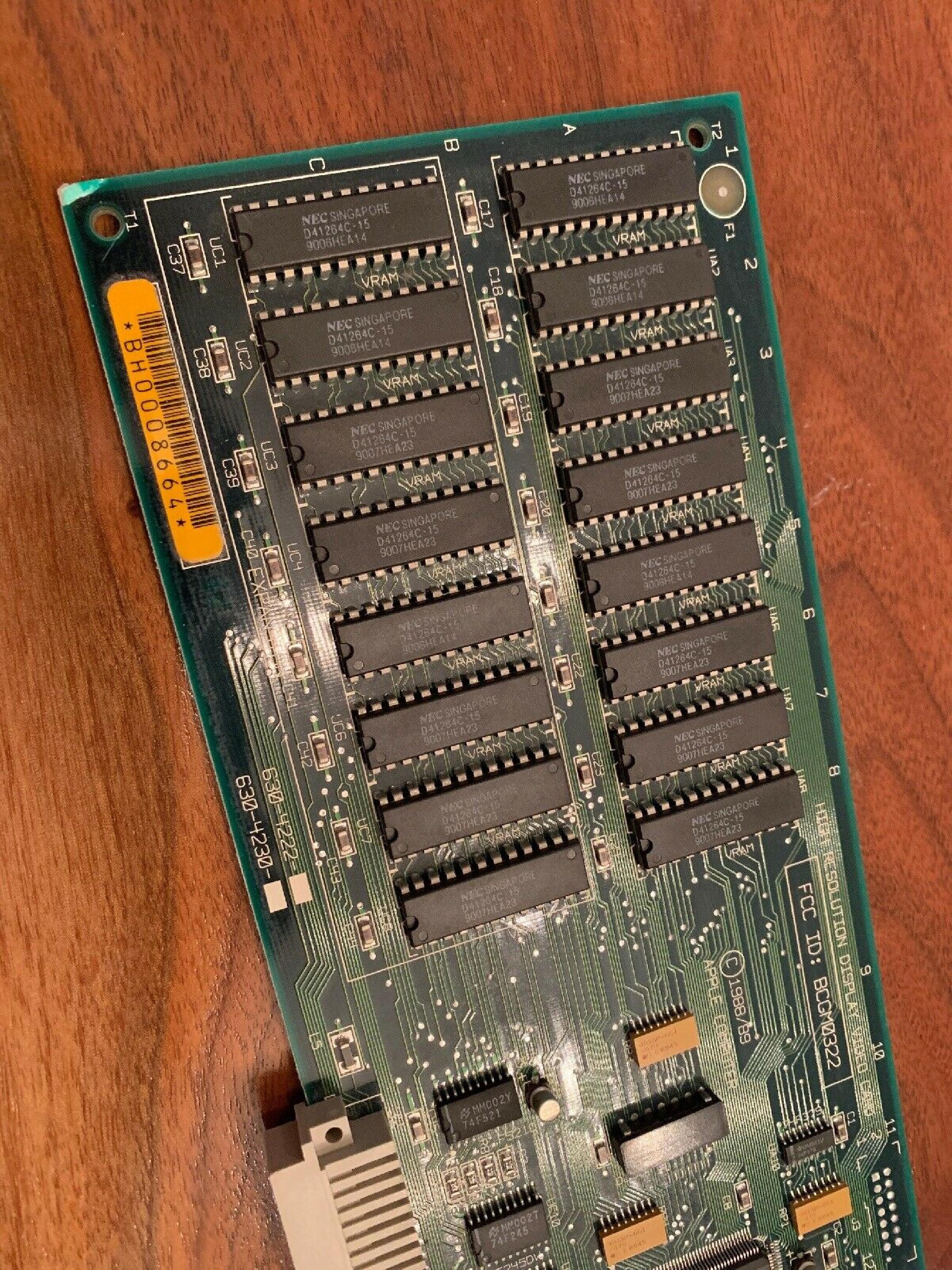 APPLE 630-4230 MACINTOSH HIGH RESOLUTION NUBUS VIDEO CARD