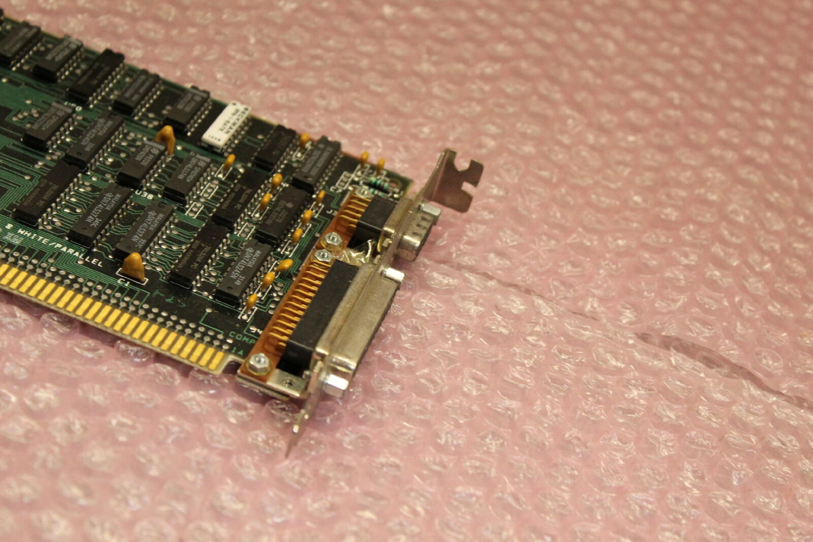 IBM 1501483 XM 8 BIT ISA MONOCHROME VIDEO CARD W PARALLEL PRINTER PORT