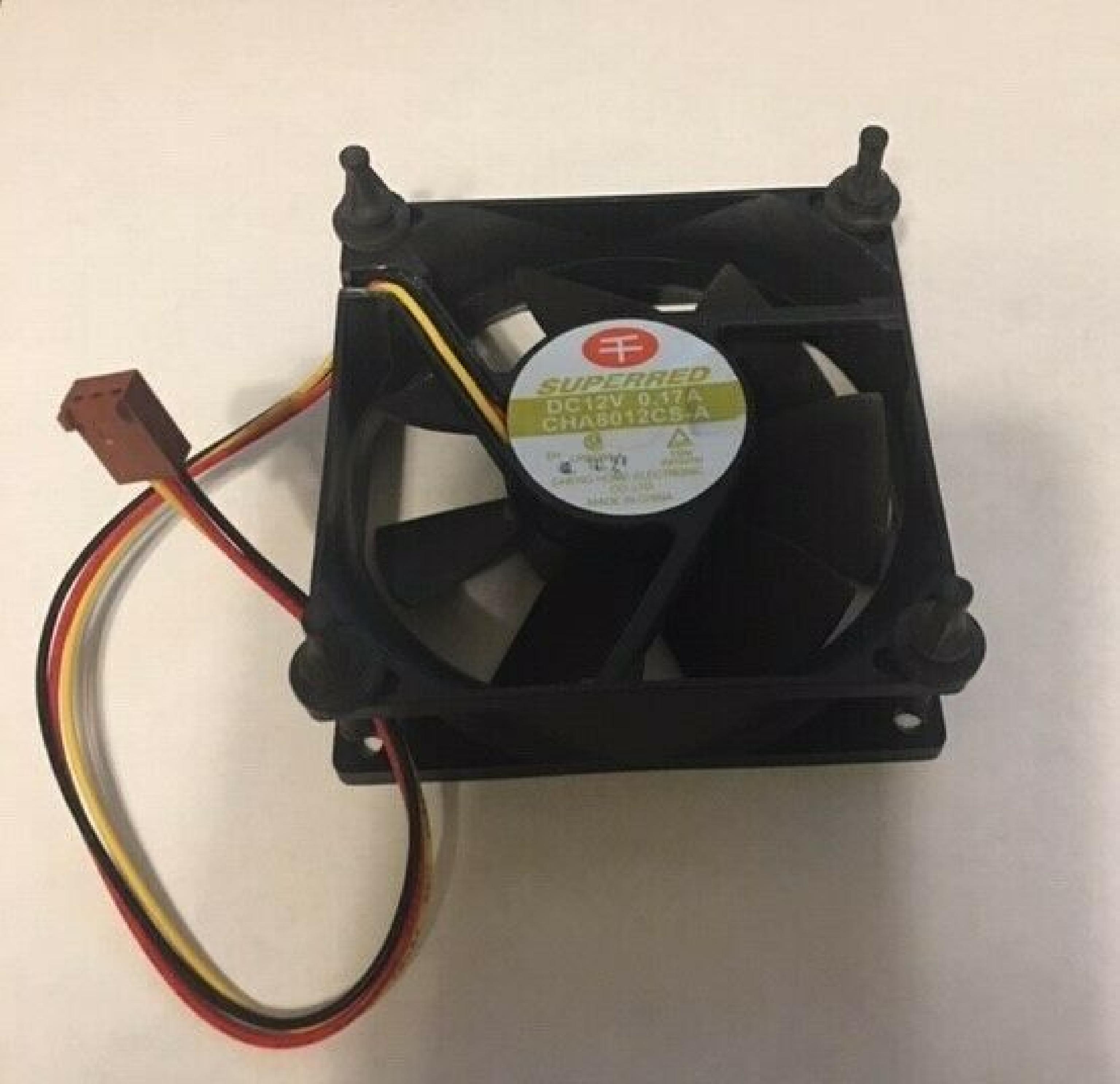 SUPERRED CHA8012CS-A FAN DC12V 0.17A 80MM X 80MM X 28MM 3.35 X 3.35 X 1 INCH