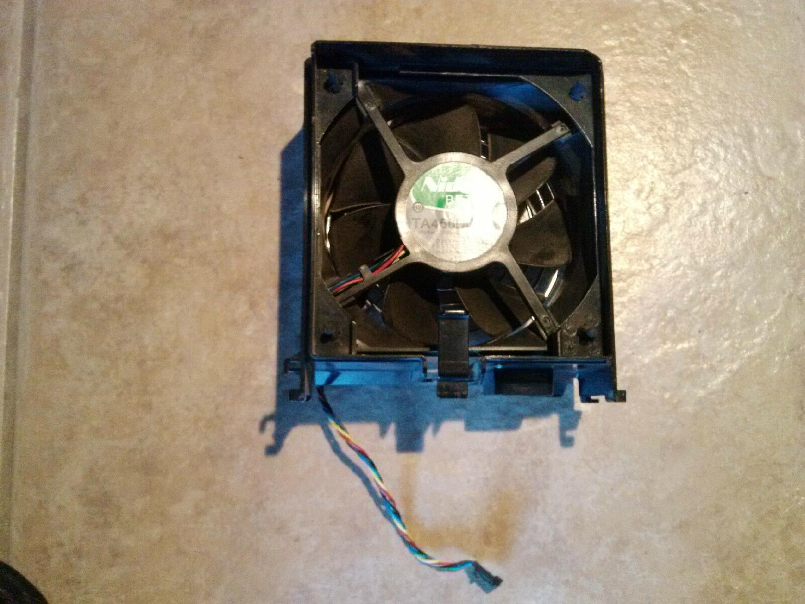 DELL / NIDEC P8107 DIMENSION 9100 FRONT FAN & SHROUD