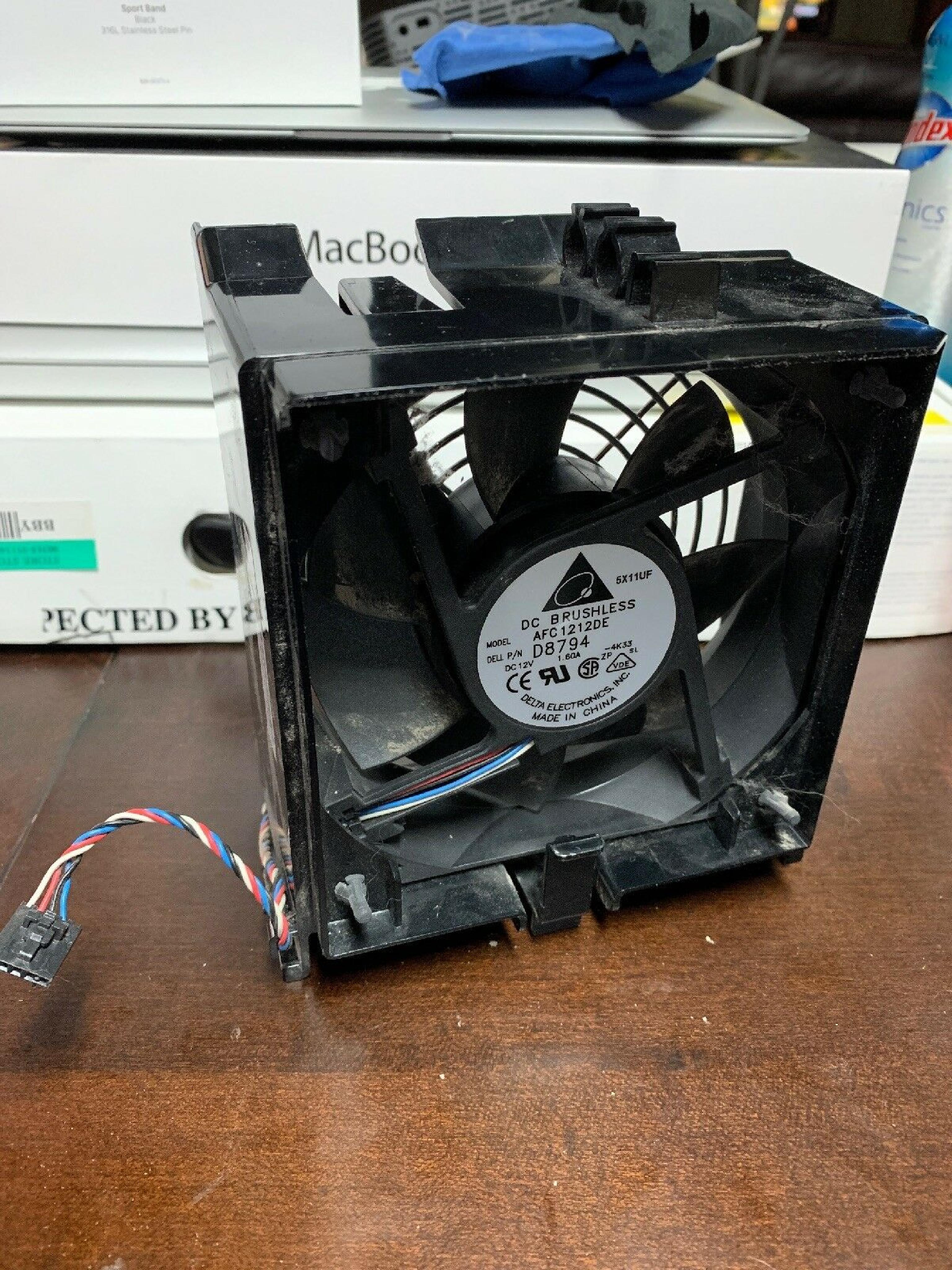 DELL / NIDEC P8107 DIMENSION 9100 FRONT FAN & SHROUD