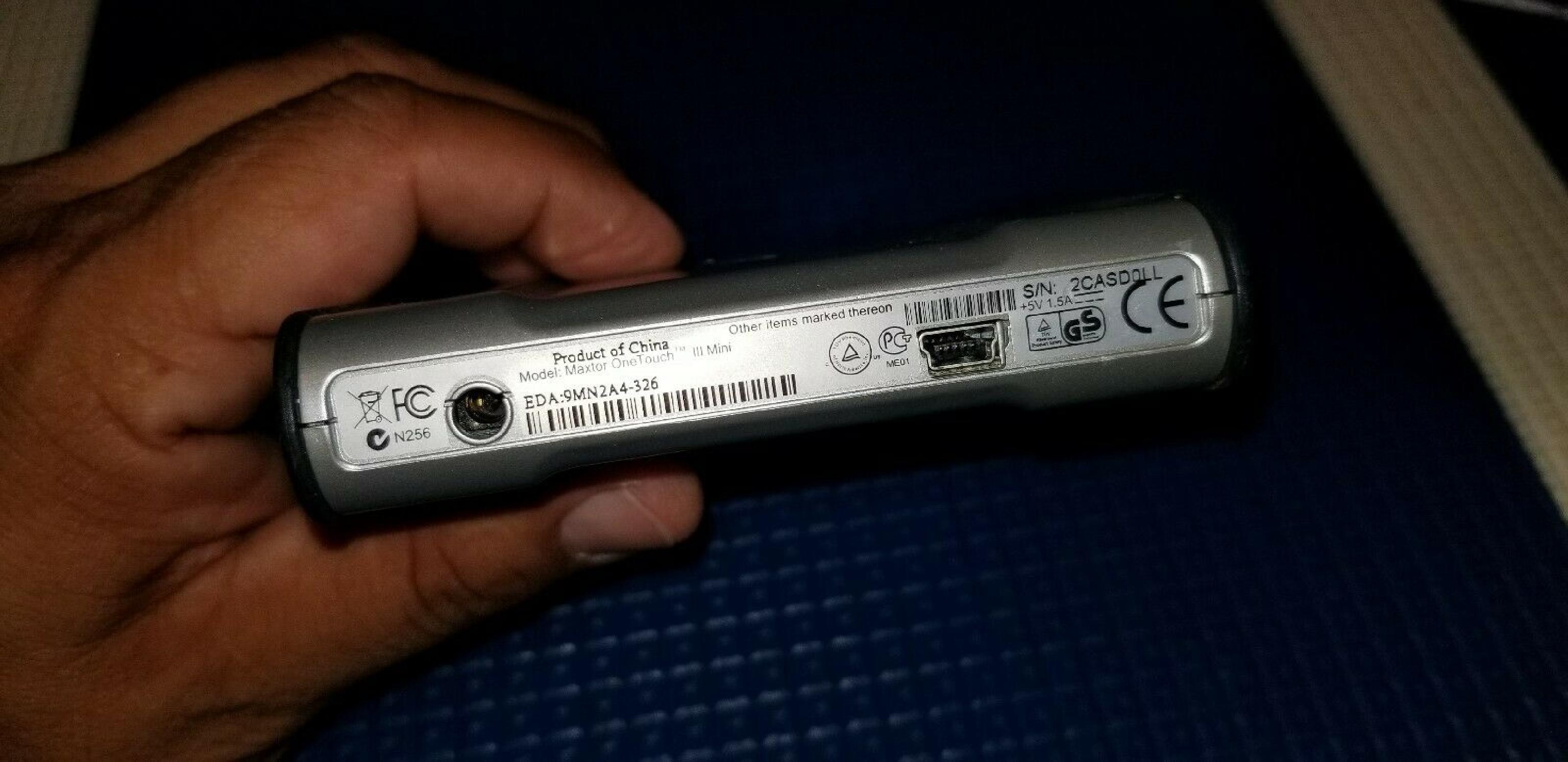 MAXTOR MAXTOR ONE TOUCH ONE TOUCH HD CASE ONLY NO HARD DRIVE