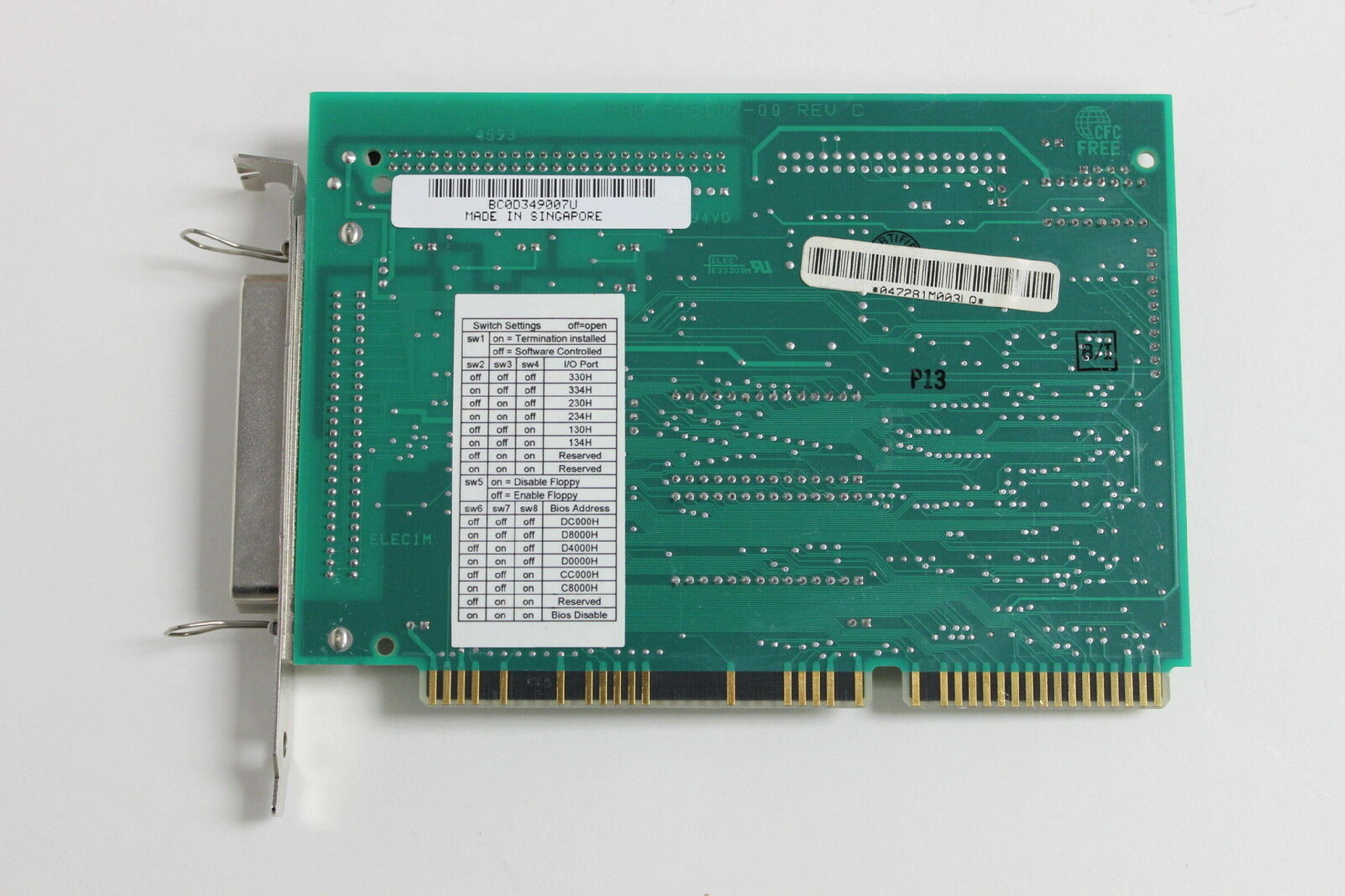 ADAPTEC 545106-01 ISA BUSMASTERING SCSI CONTROLLER
