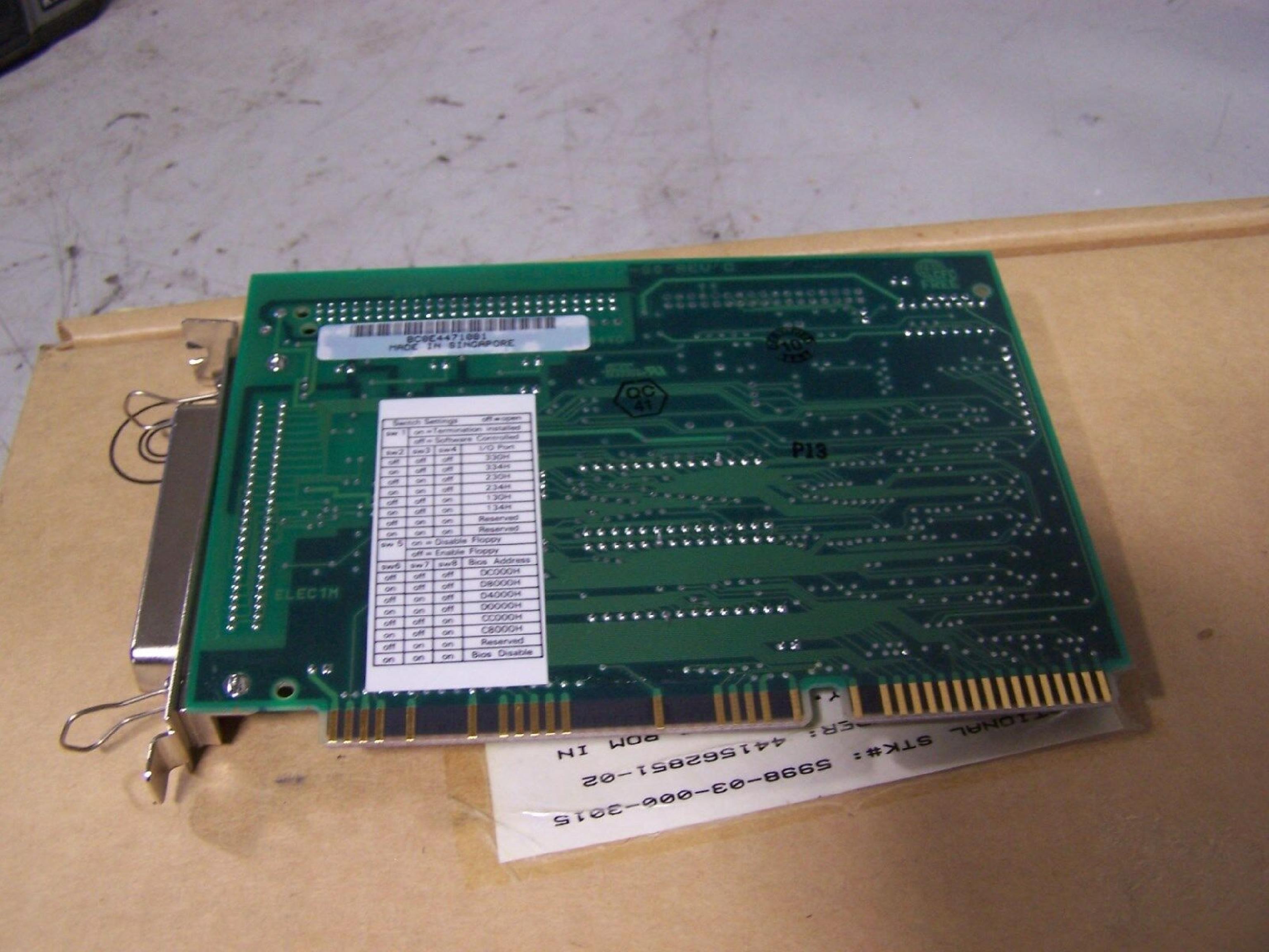 ADAPTEC 545107-00 ISA BUSMASTERING SCSI CONTROLLER