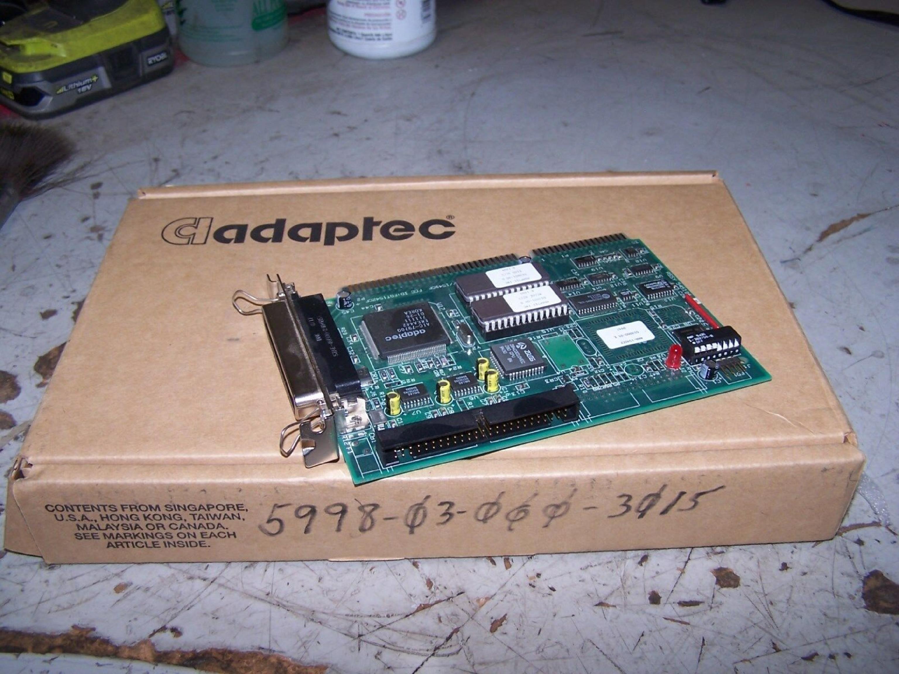 ADAPTEC 545107-00 ISA BUSMASTERING SCSI CONTROLLER