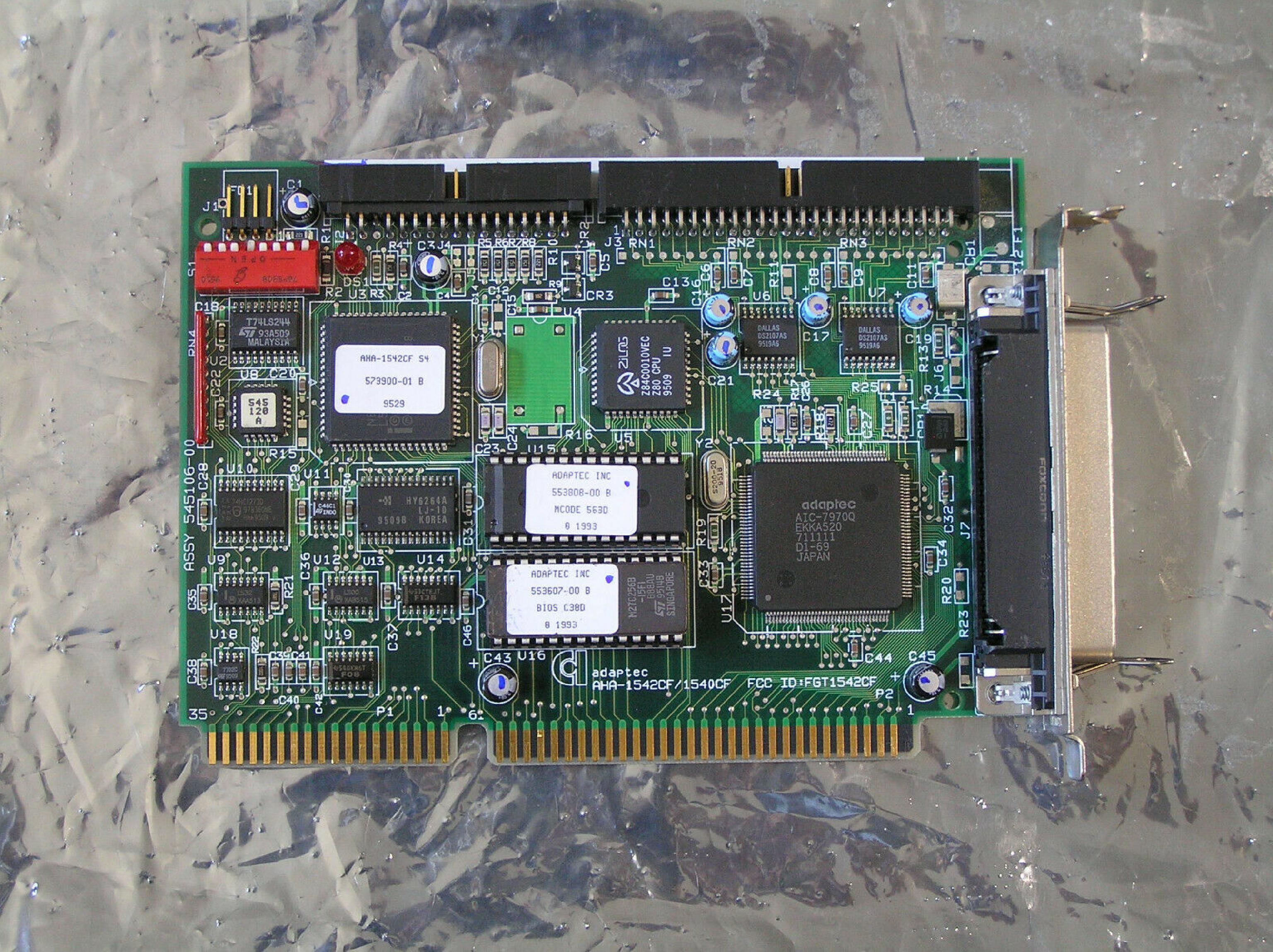 ADAPTEC 545107-00 ISA BUSMASTERING SCSI CONTROLLER