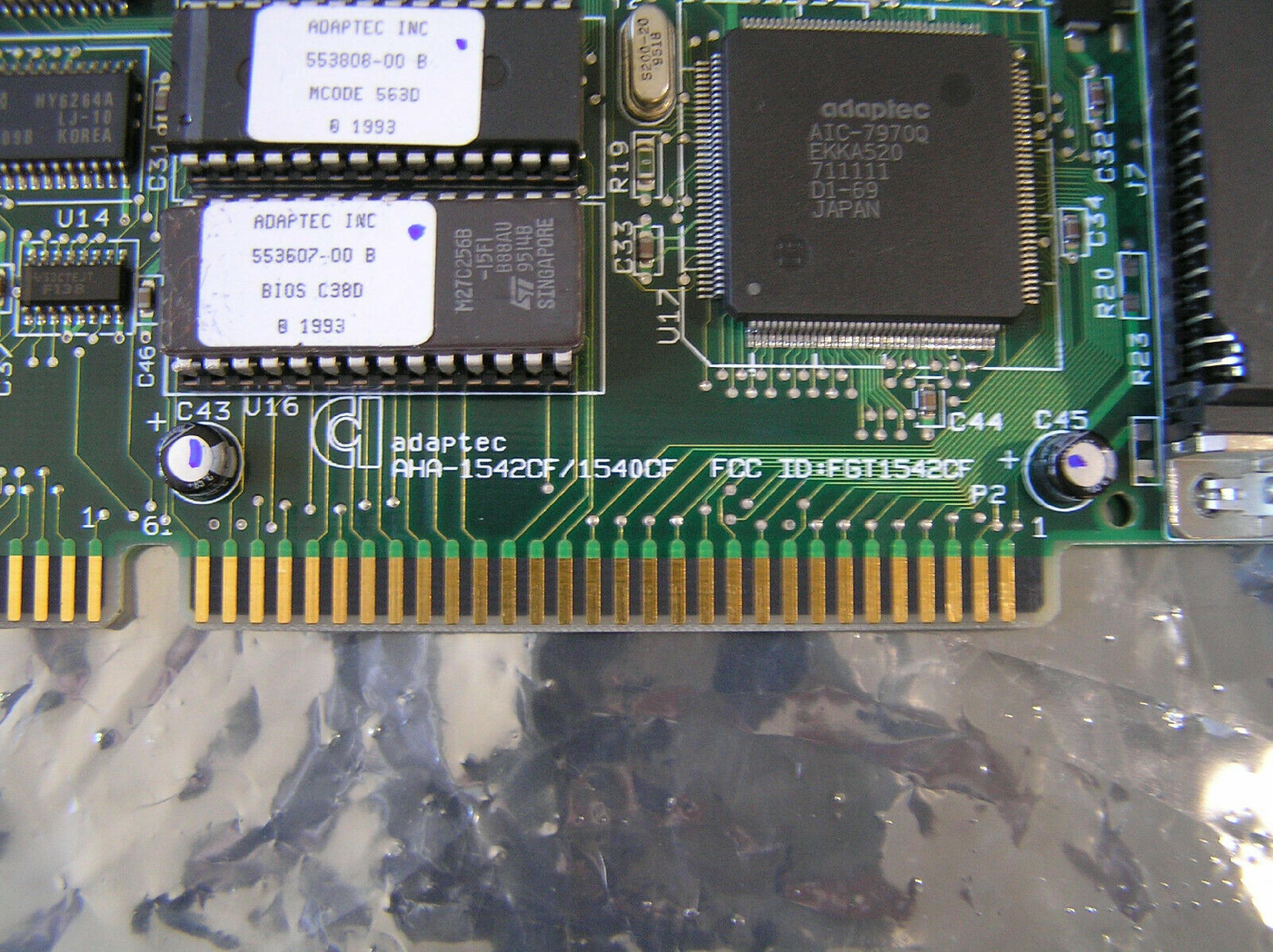 ADAPTEC 545107-00 ISA BUSMASTERING SCSI CONTROLLER