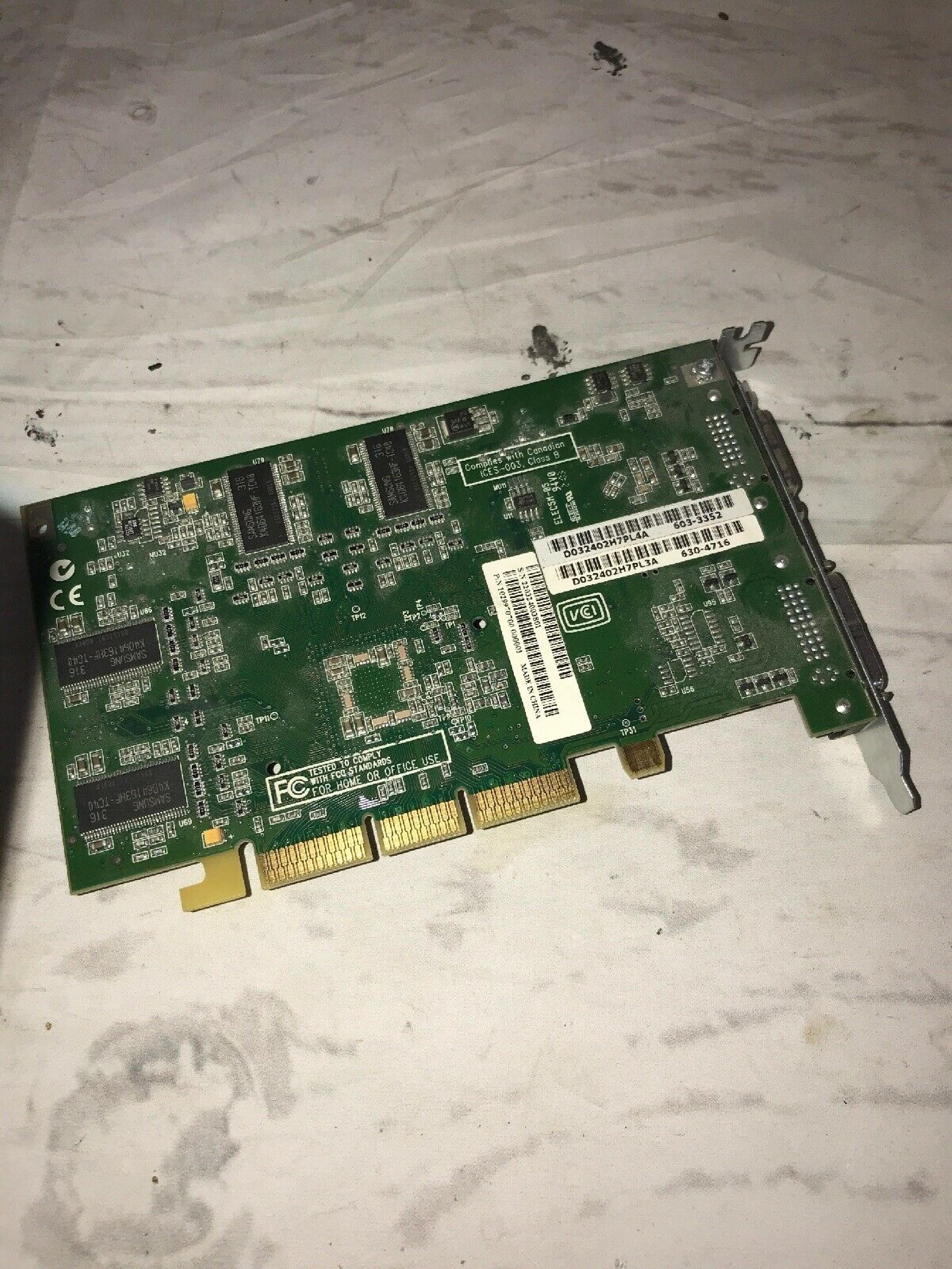 ATI 109-99700-00 APPLE G4 RADEON VIDEO CARD : DVI, ADC 64MB DVI/ADC AGP PRO FOR MAC