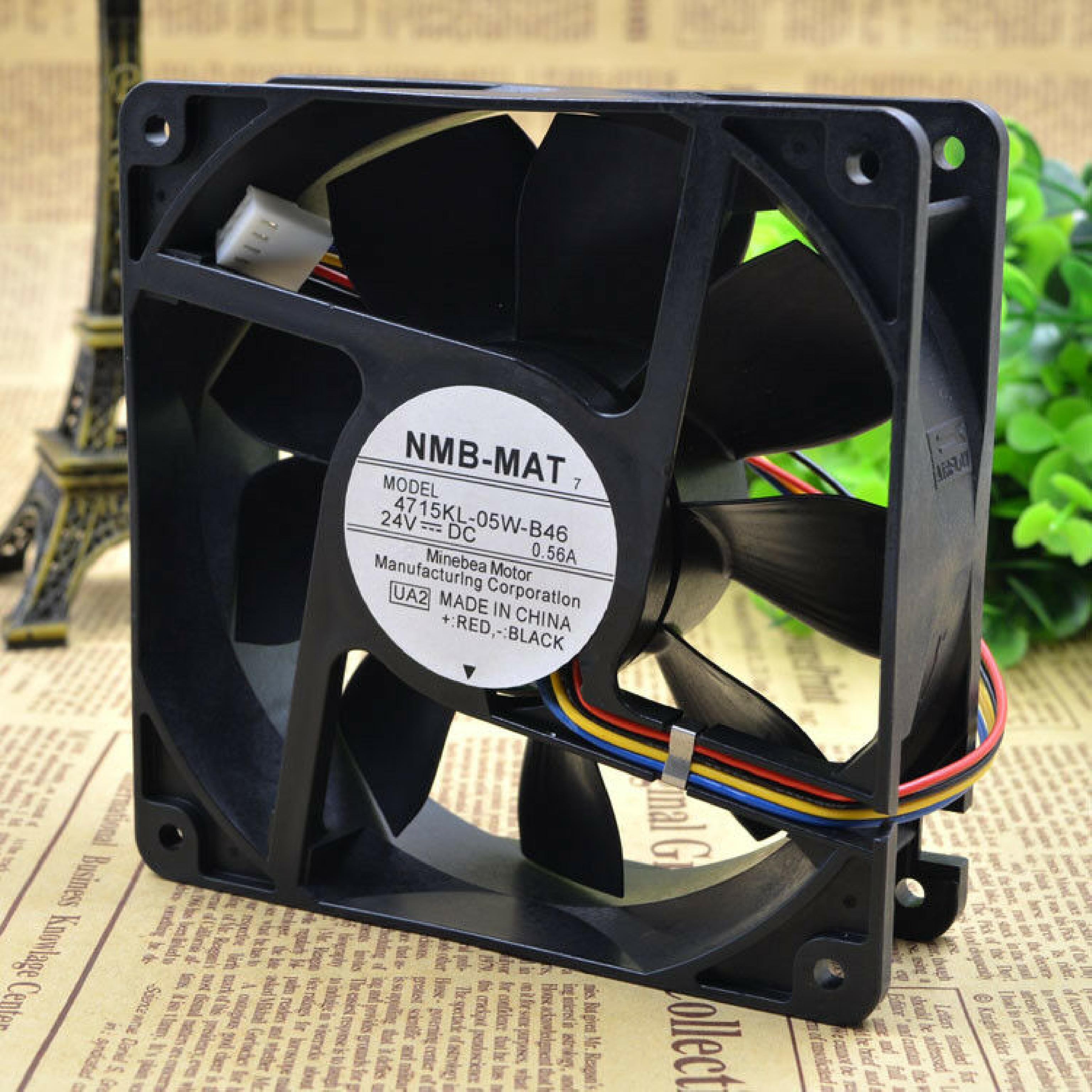 NMB 4715KL-05W-B46 38MM X 119MM X119 MM COOLING FAN - 24 V DC 0.46AMP BRUSHLESS