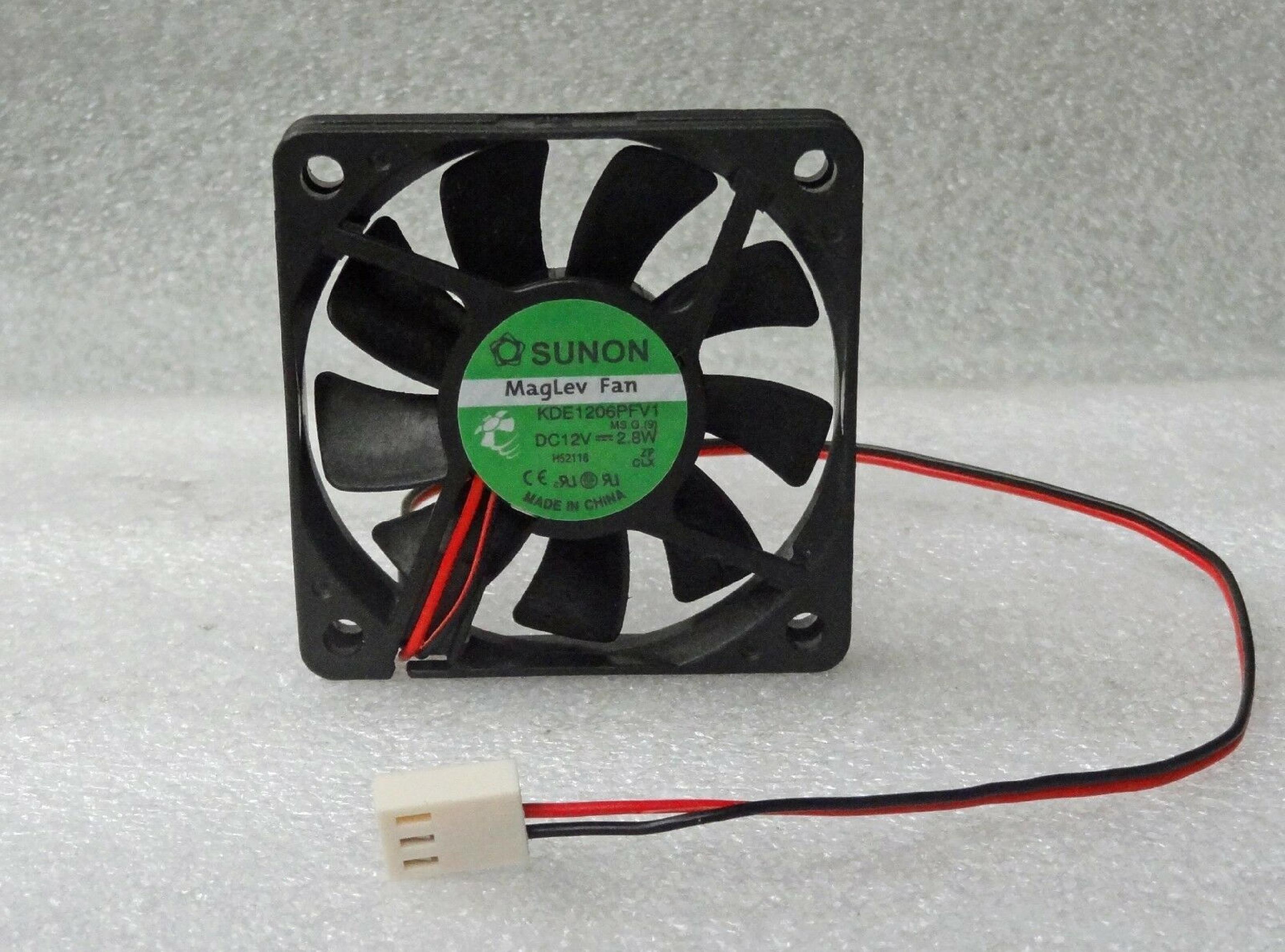 SUNON KDE1206PFV1 FAN 12V DC 1.4 WATTS 60X60X10MM