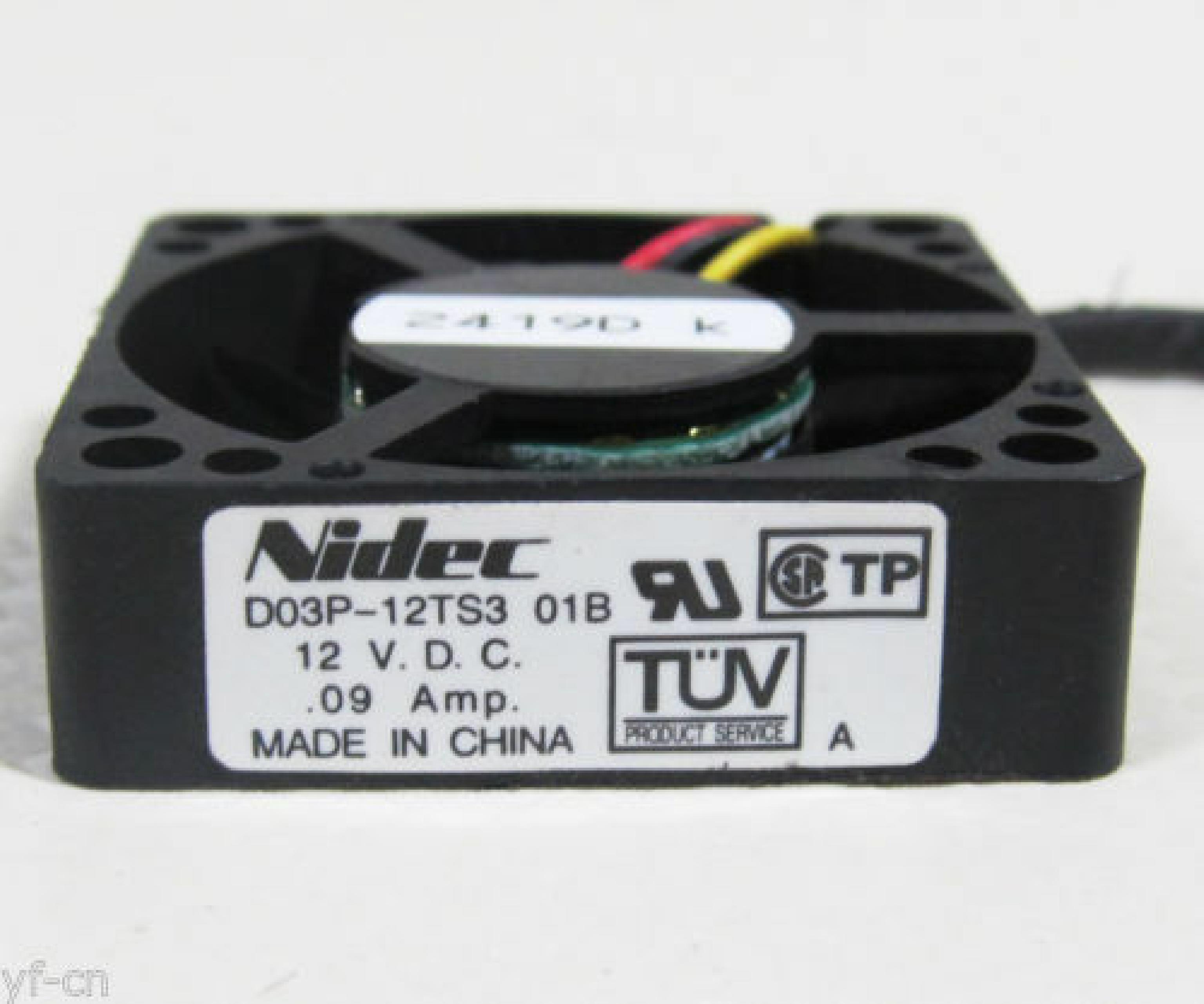 NIDEC D03P-12TS3 FAN 3 PIN 35MMX35MMX10MM 12V 0.9A