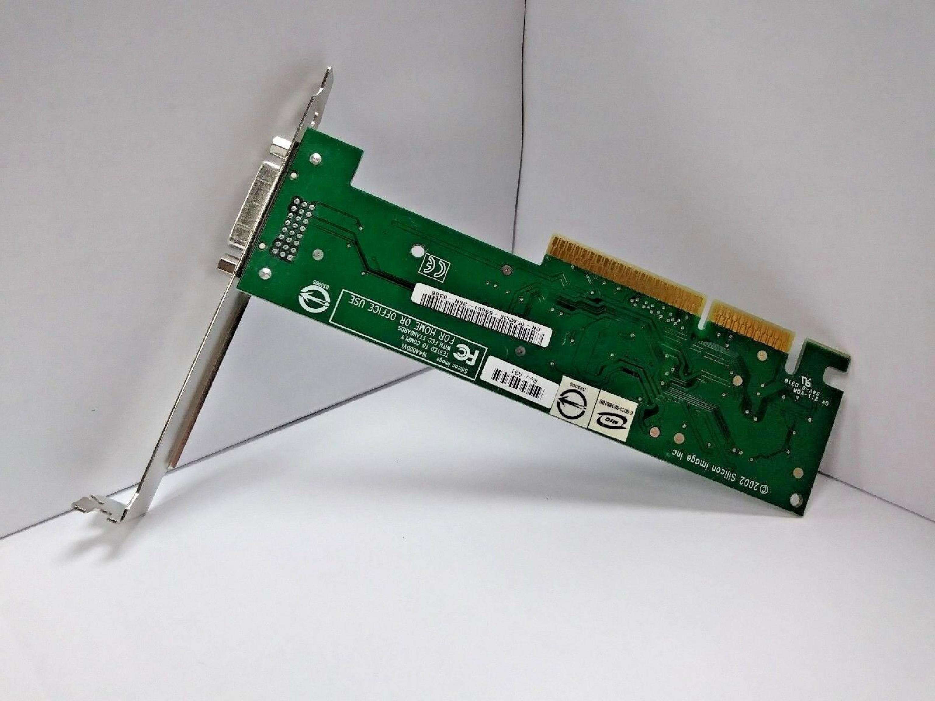 SILICON IMAGE SIL 164 CARRERA AGP DVI ADAPTER CARD