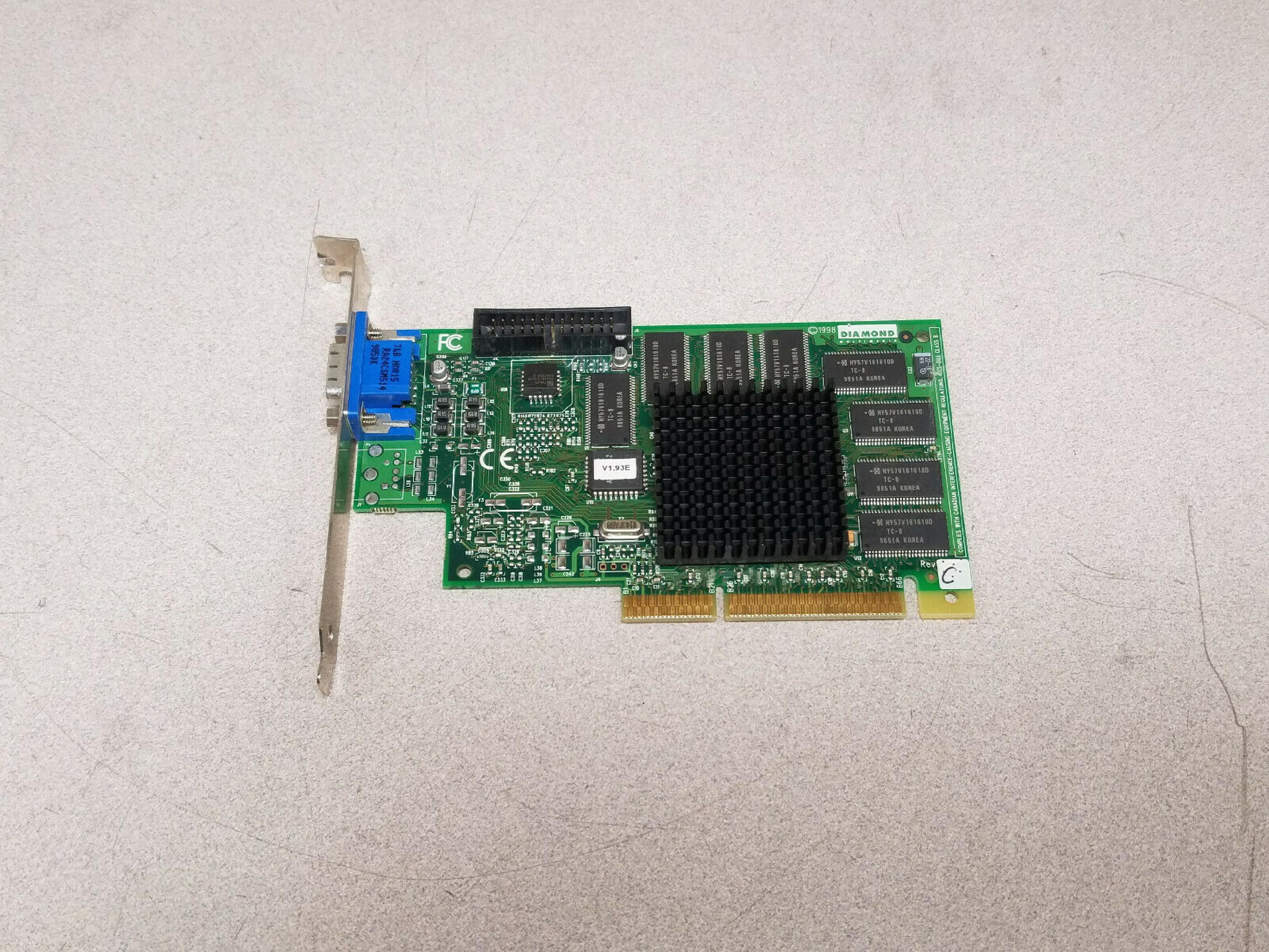 DIAMOND VIPER V550 AGP VIDEO CARD 16MB VIPER V550