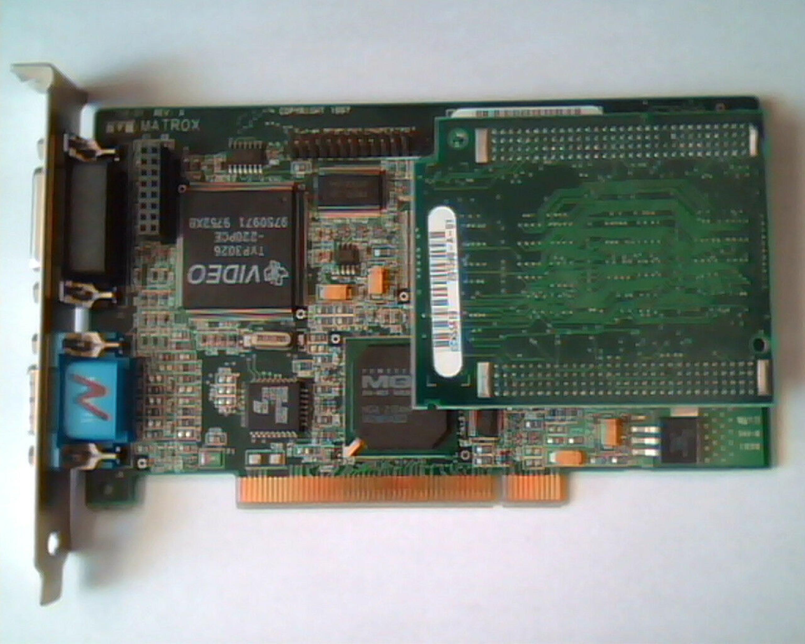 MATROX MIL2P/8/DELL2 8MB PCI VIDEO CARD WITH VGA OUTPUT