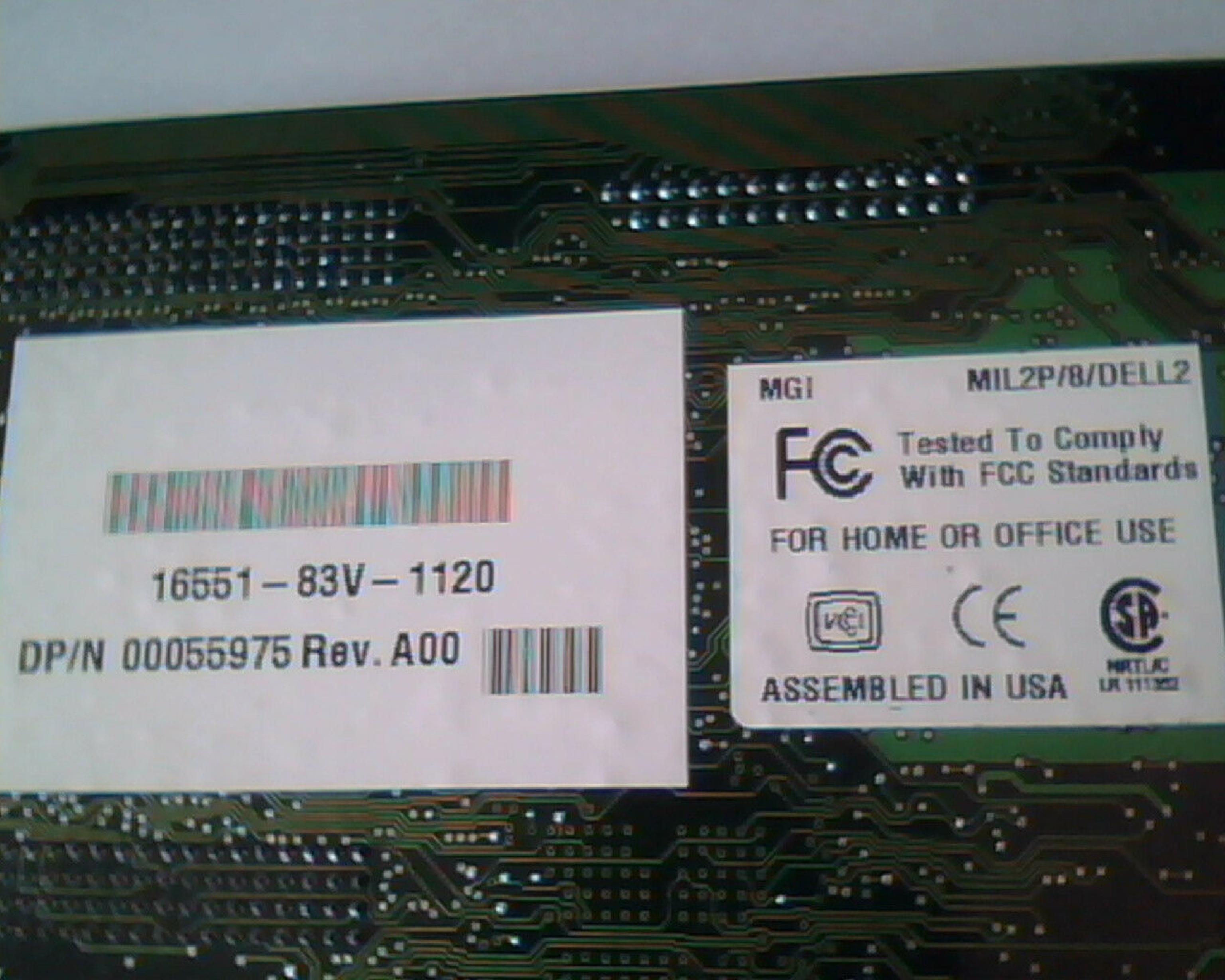 MATROX MIL2P/8/DELL2 8MB PCI VIDEO CARD WITH VGA OUTPUT