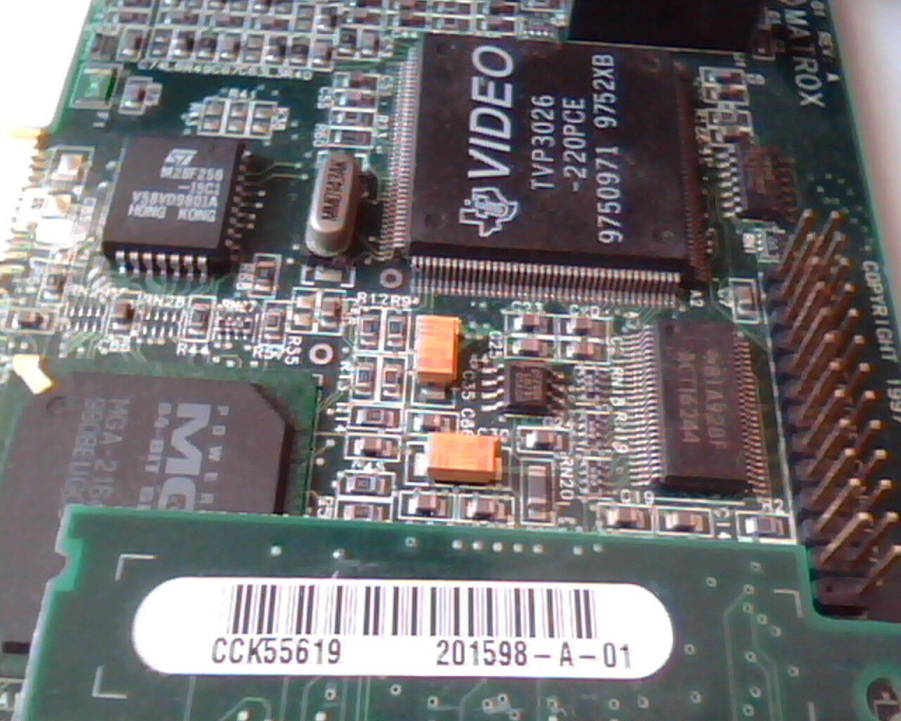 MATROX MIL2P/8/DELL2 8MB PCI VIDEO CARD WITH VGA OUTPUT