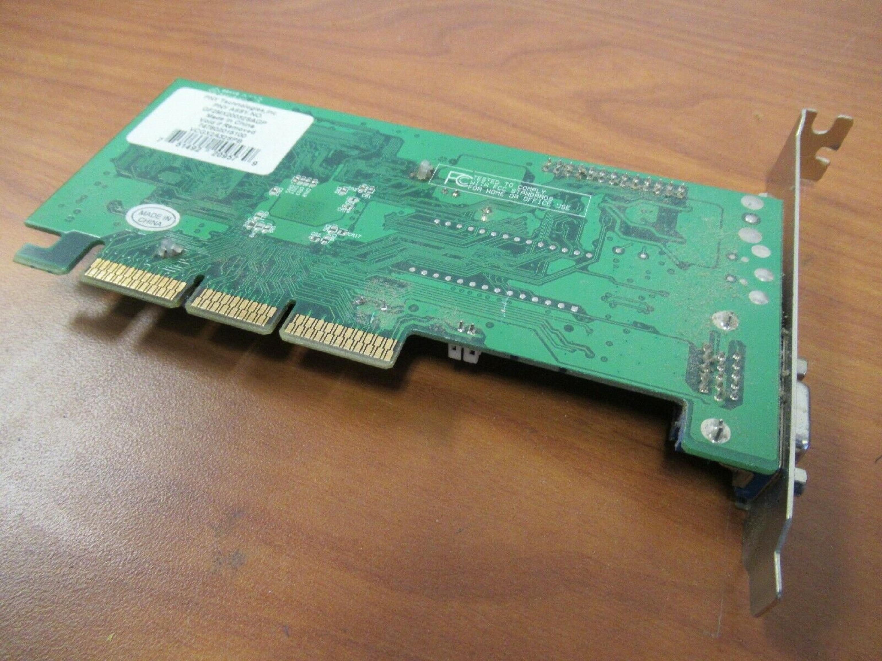 PNY VCGX2A32SPB DELL DIMENSION 3000 4550 4600 8200 32MB AGP VGA VIDEO CARD