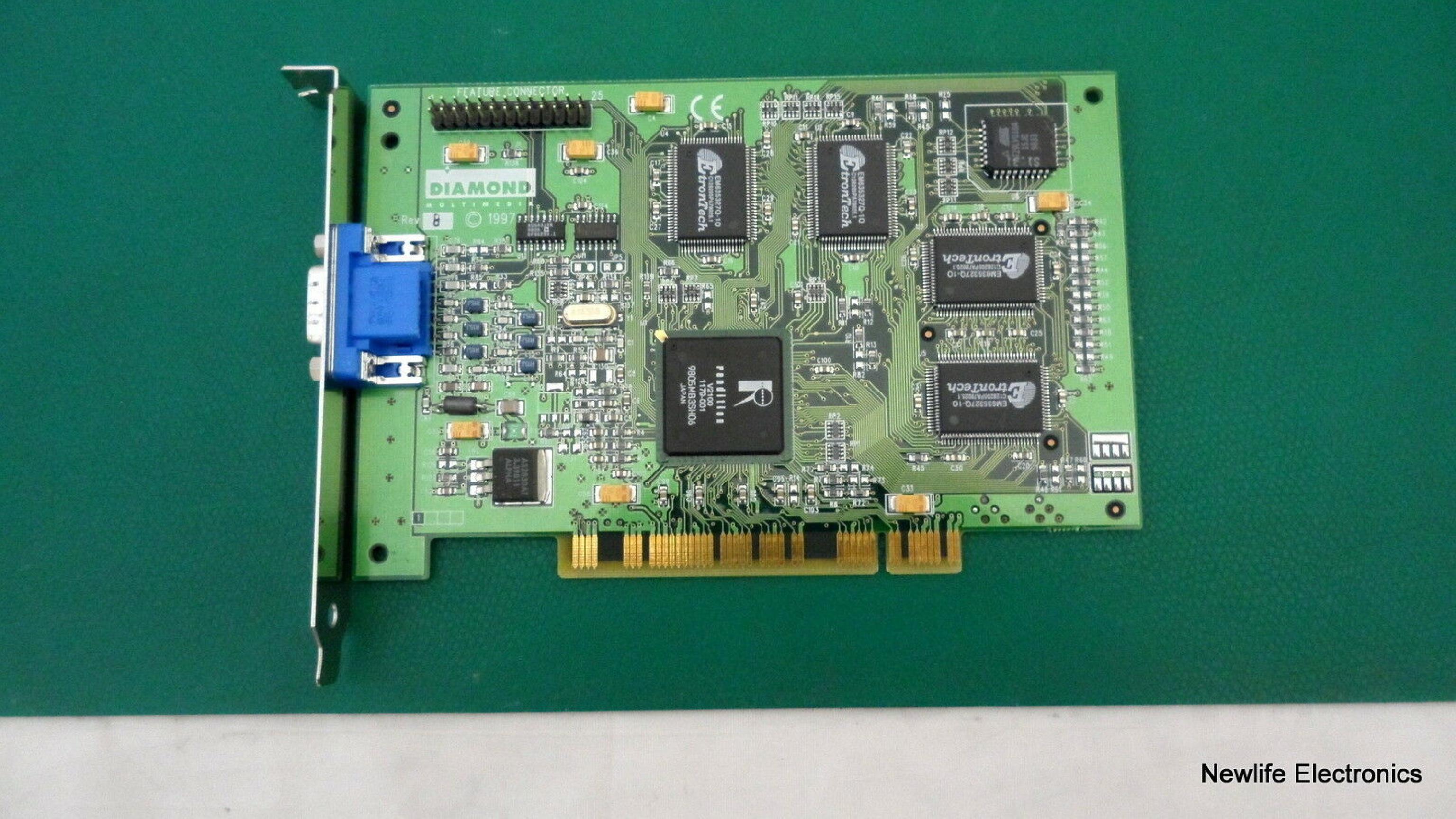 DIAMOND STEALTH II S220 STEALTH ST II S220 4MB PCI VIDEO CARD WITH VGA OUTPUT